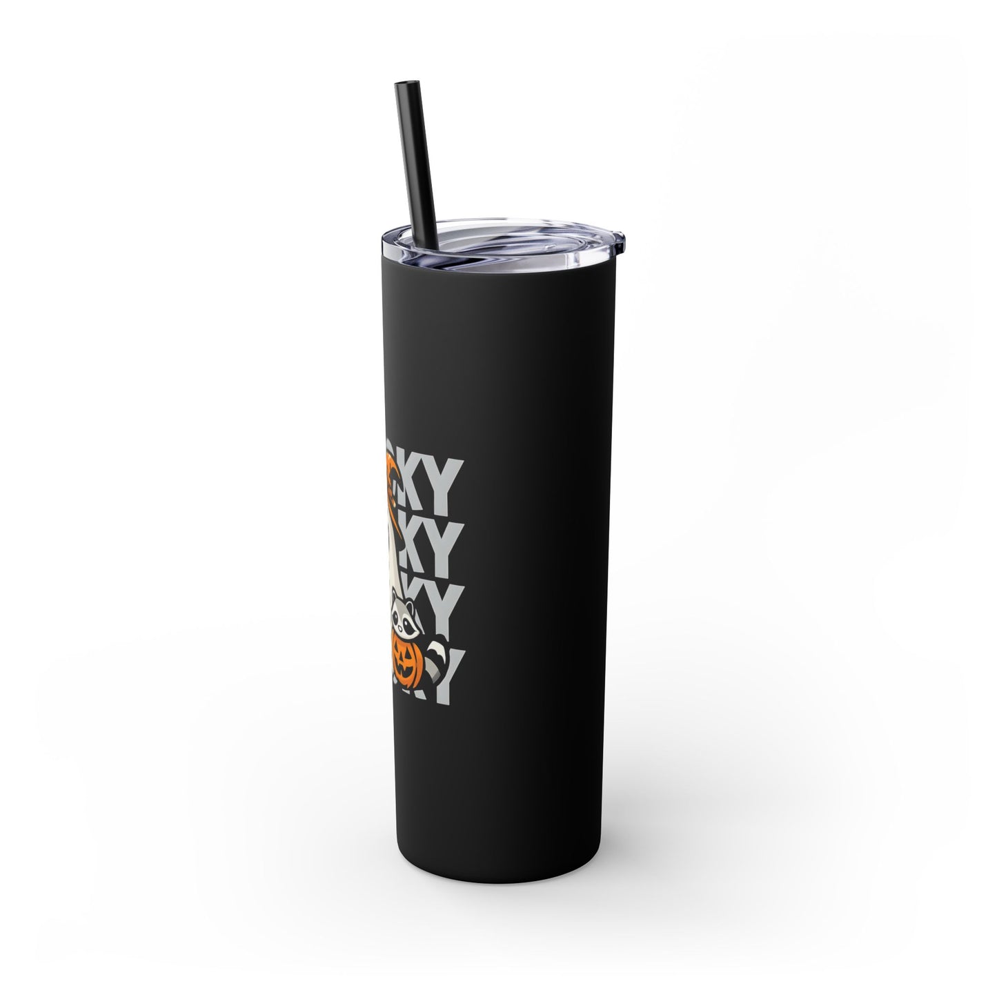 Witchy Sips & Pumpkin Pals 20oz Skinny Tumbler - Kawaii Halloween Witch Drinkware