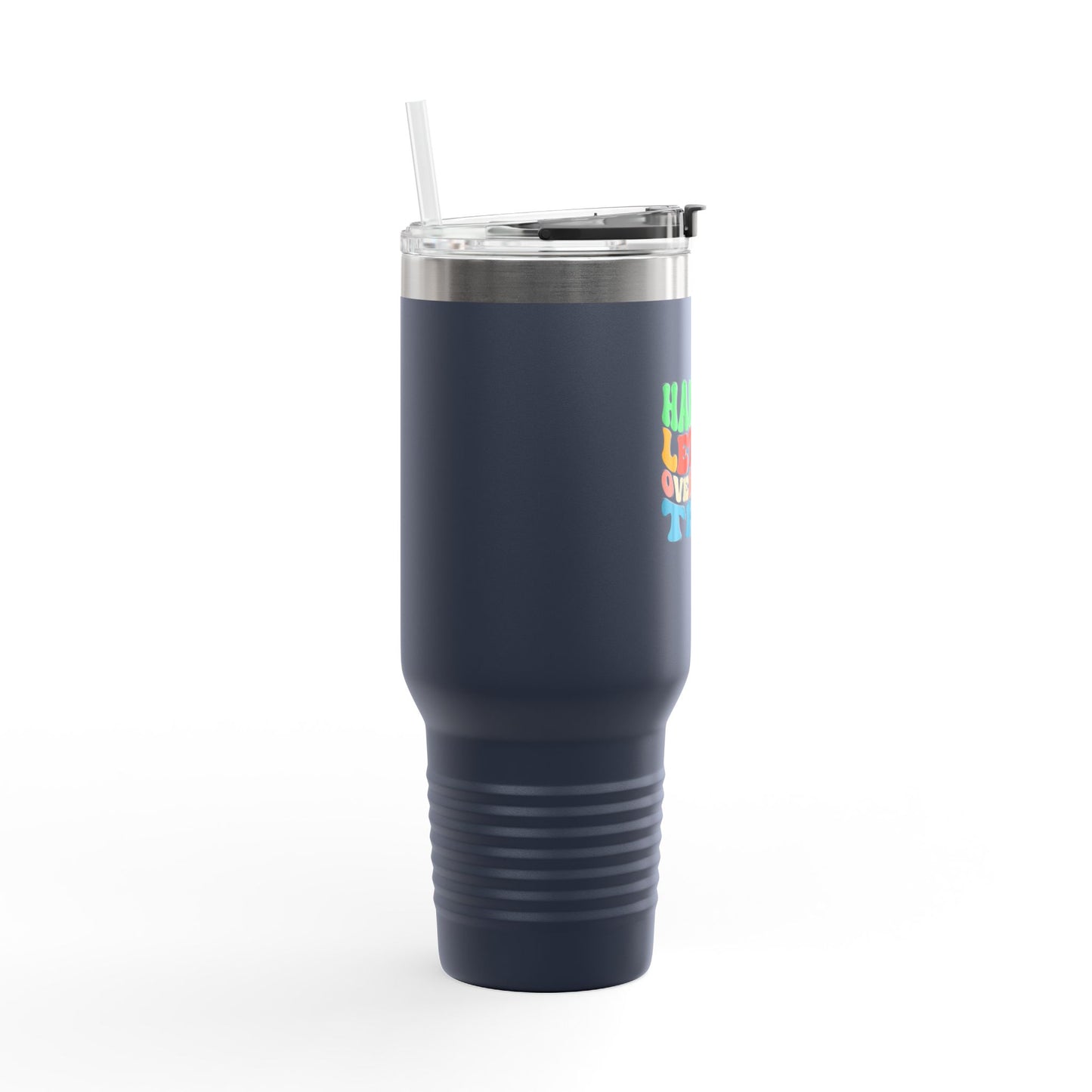 40oz Overthinking Tumbler with Handle | Insulated Travel Cup | Daily Essential