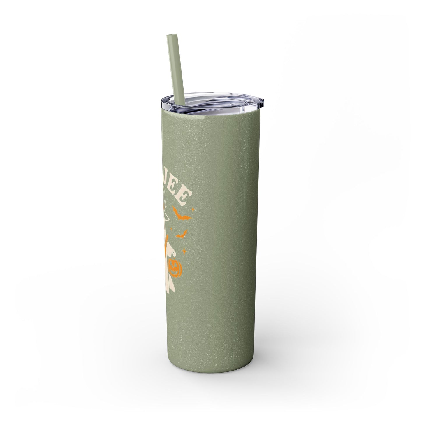 Boo-Jee Babe 20oz Skinny Tumbler - Trendy Halloween Ghost Witch Drinkware