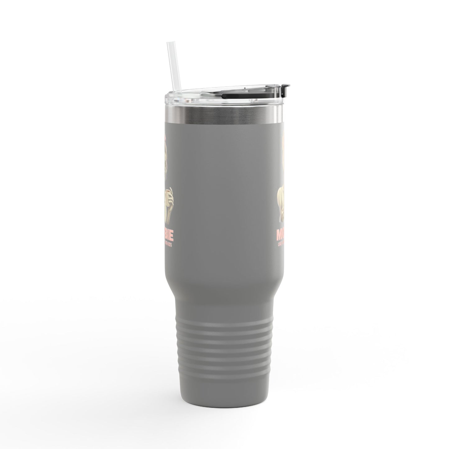 40oz Mombie Tumbler | Zombie Mom Cup | Coffee Survival Mug
