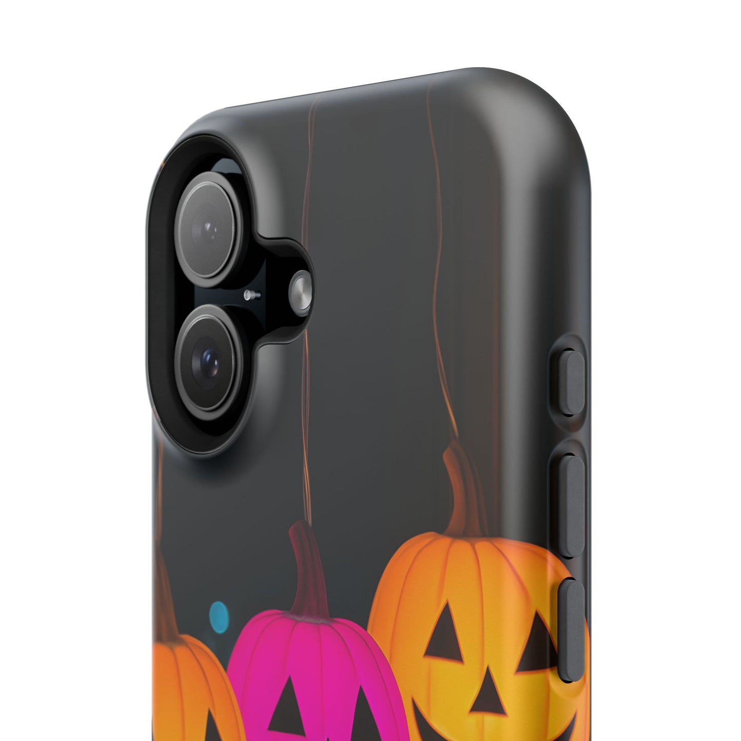 Pumpkin Party Lights MagSafe Phone Case - Festive Halloween iPhone Protection
