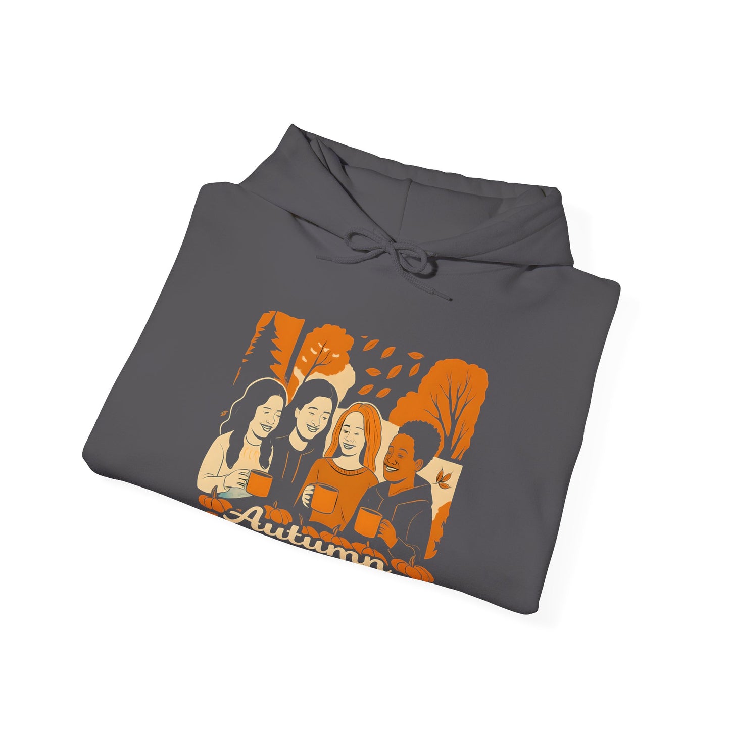 Pumpkin Spice Crew Hoodie | Autumn Babes Squad Sweatshirt | Fall Friends Fashion