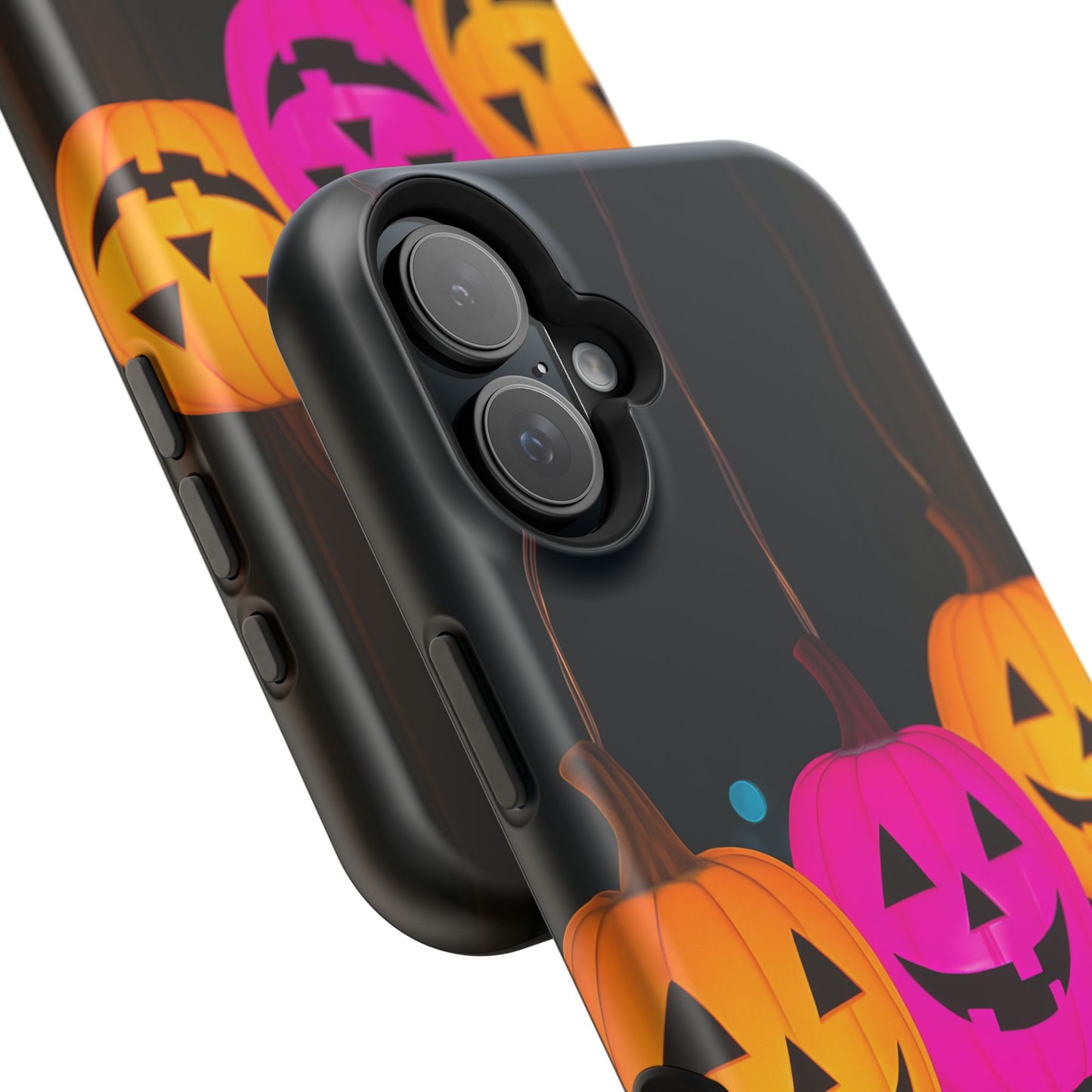Pumpkin Party Lights MagSafe Phone Case - Festive Halloween iPhone Protection