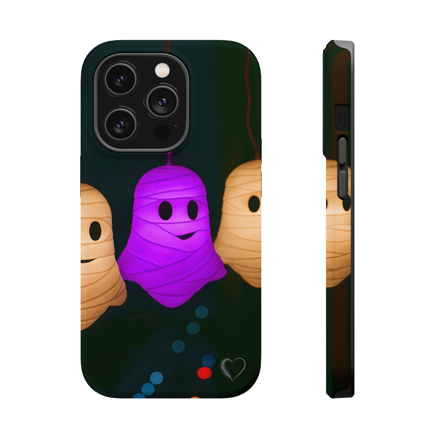 Mummy Lights & Midnight Frights MagSafe iPhone Case - Cute Halloween iPhone Protection