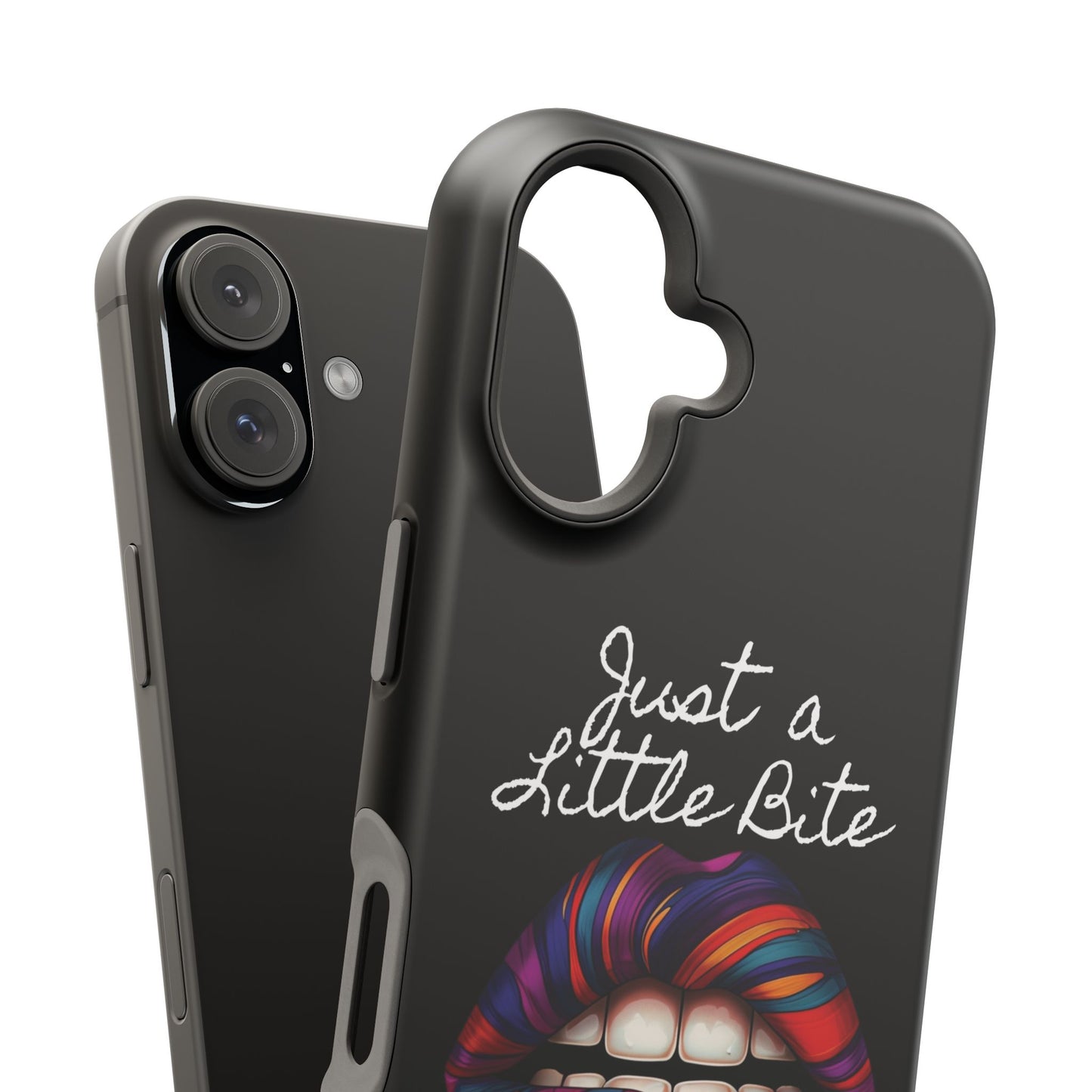 Just a Little Bite MagSafe iPhone Case - Edgy Halloween Vampire iPhone Protection