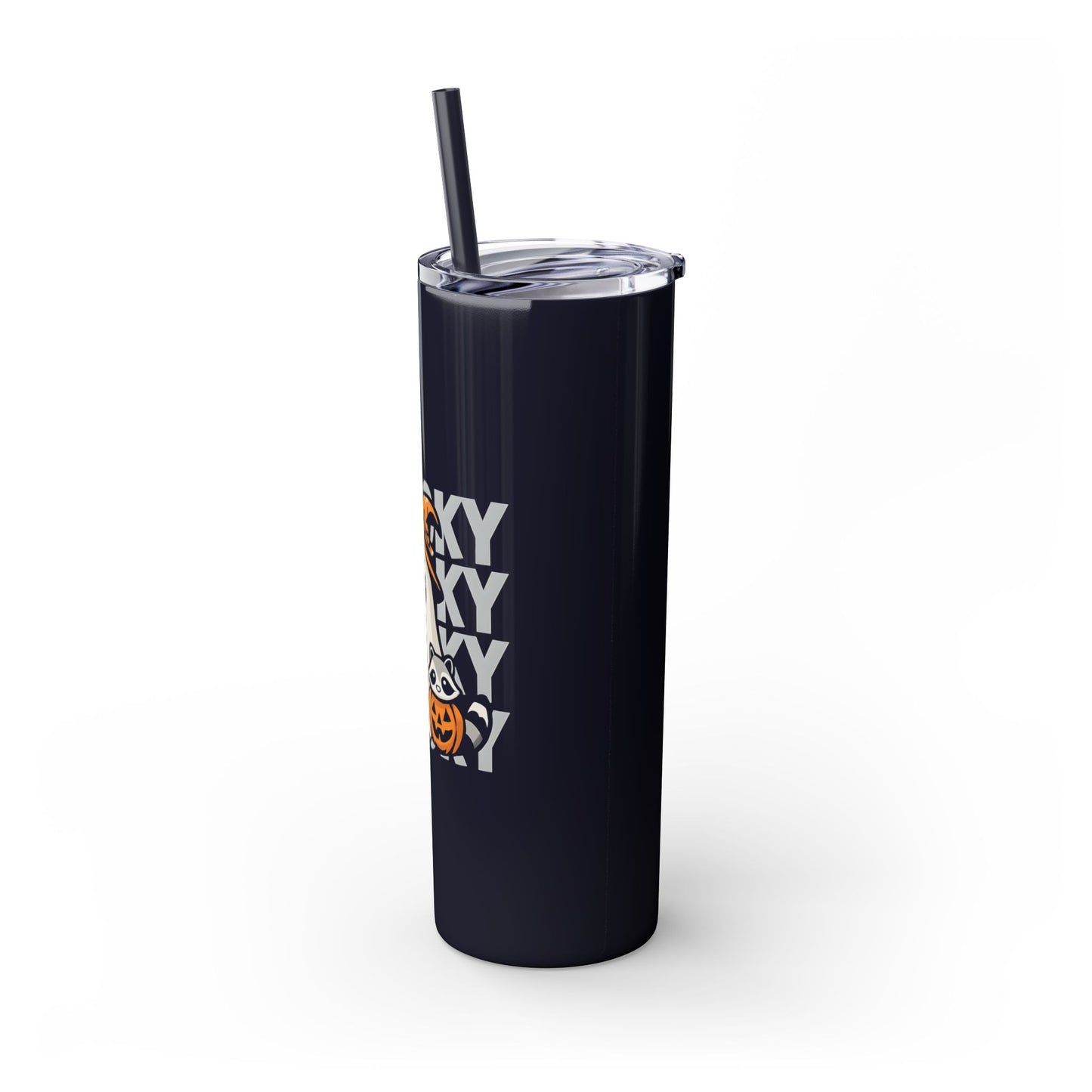 Witchy Sips & Pumpkin Pals 20oz Skinny Tumbler - Kawaii Halloween Witch Drinkware