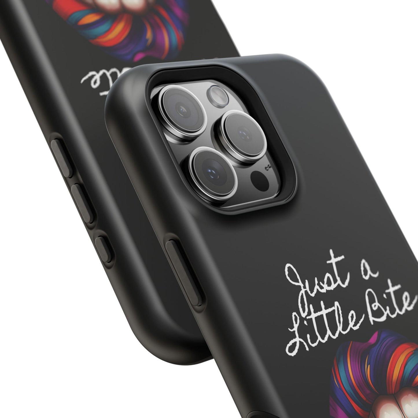 Just a Little Bite MagSafe iPhone Case - Edgy Halloween Vampire iPhone Protection