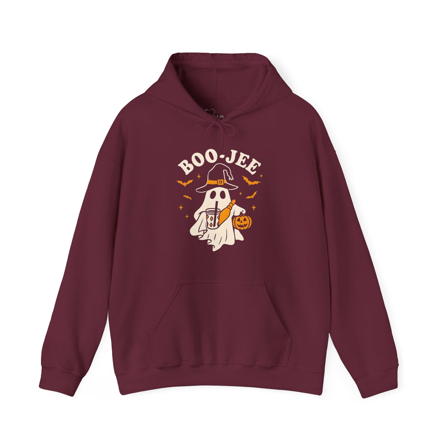 Boo-Jee Babe Hoodie - Trendy Halloween Ghost Witch Fashion