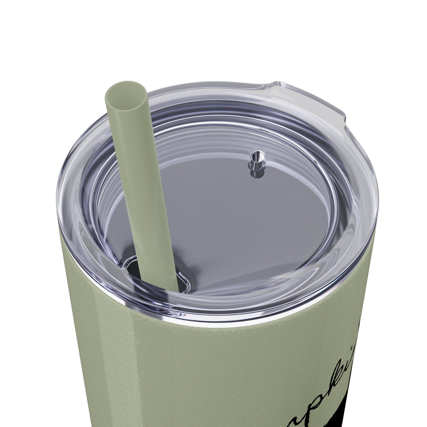 Pumpkin Spice Rebel 20oz Skinny Tumbler - Edgy Modern Witch Drinkware