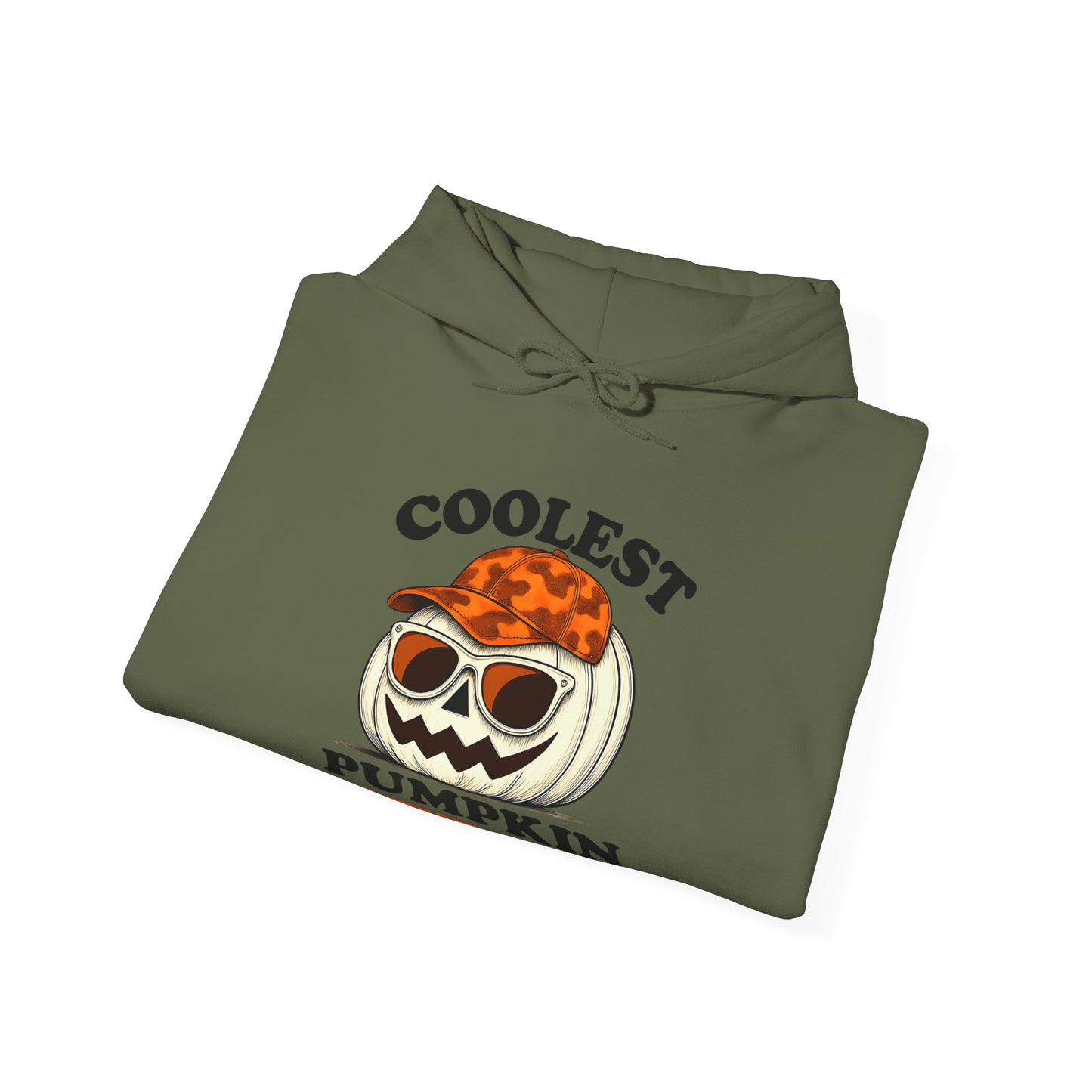 Coolest Pumpkin in the Patch β Classic Orange Edition Hoodie - Trendy Halloween Fall Fashion