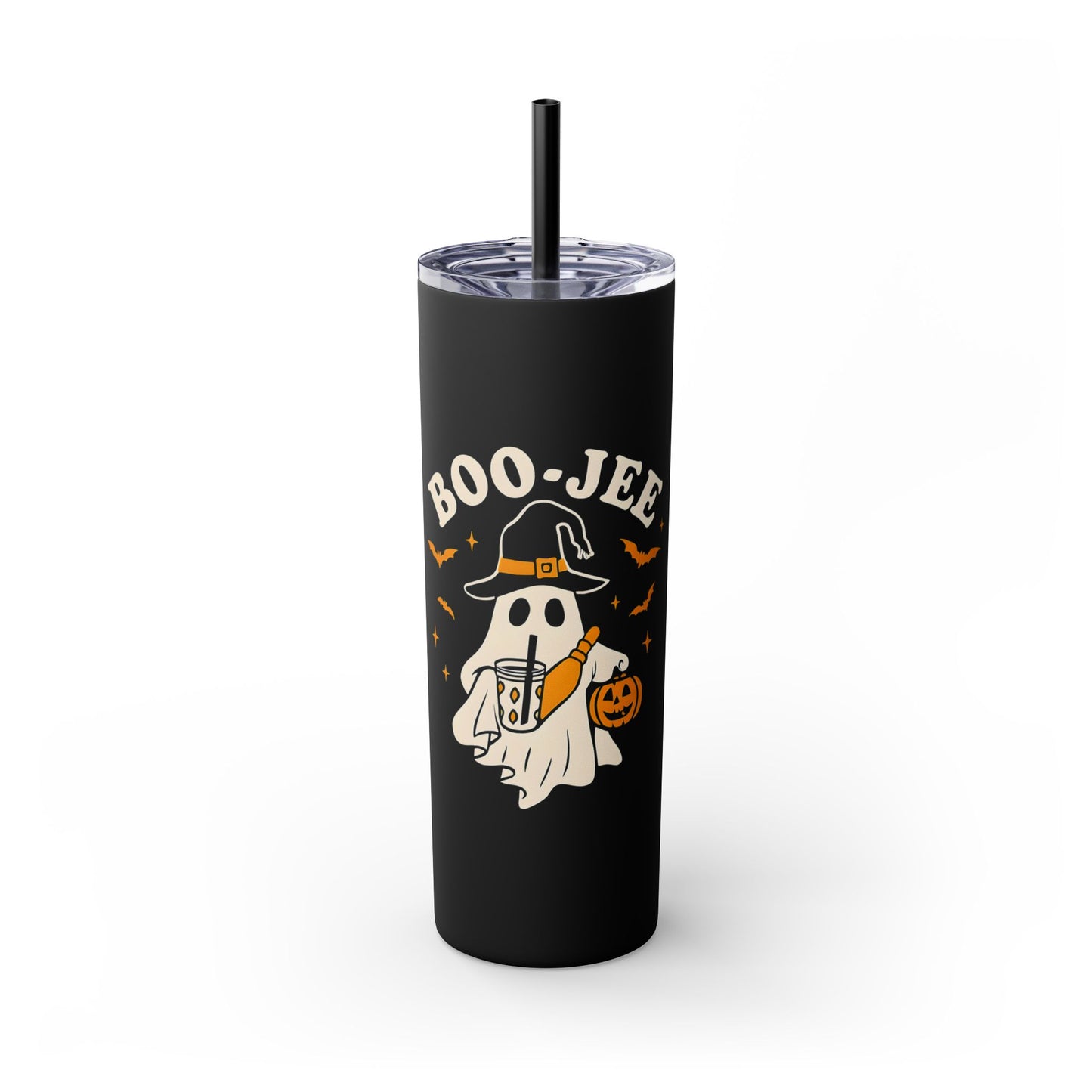 Boo-Jee Babe 20oz Skinny Tumbler - Trendy Halloween Ghost Witch Drinkware