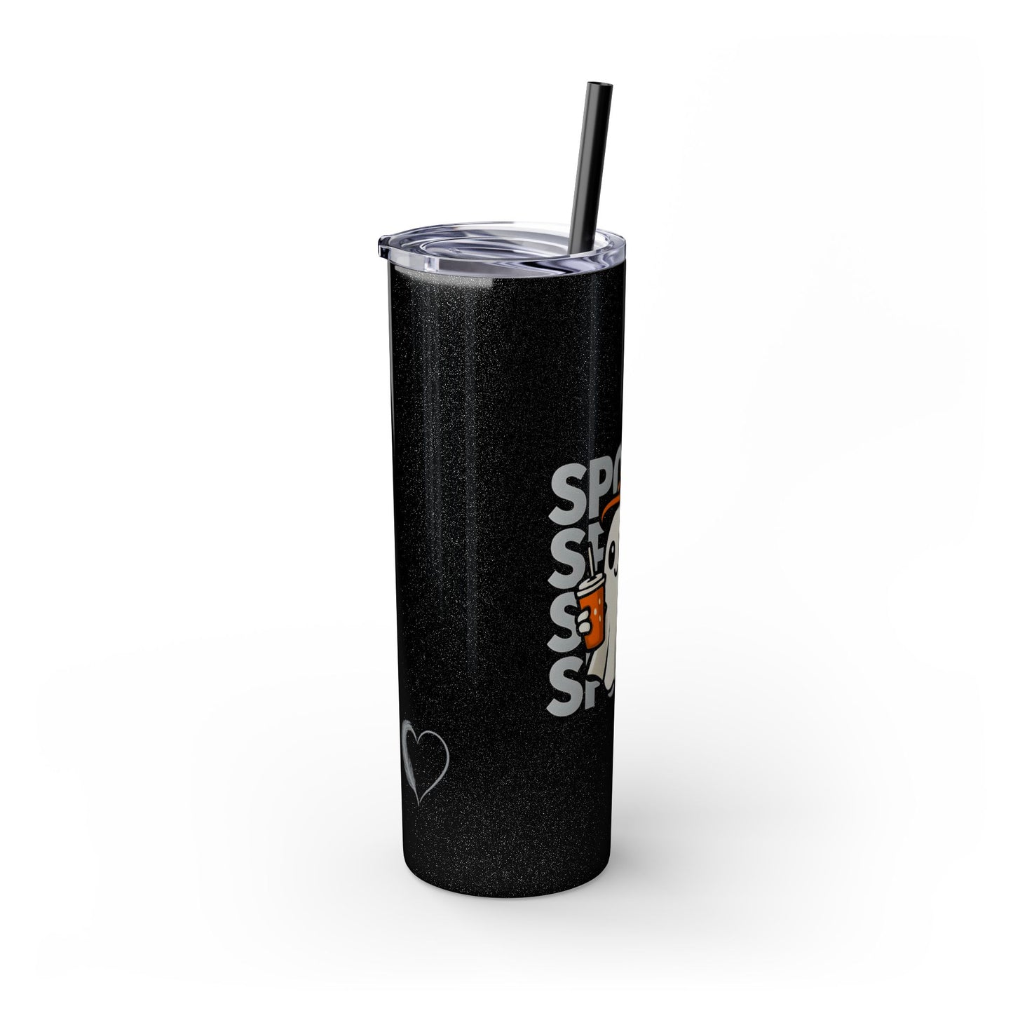 Witchy Sips & Pumpkin Pals 20oz Skinny Tumbler - Kawaii Halloween Witch Drinkware