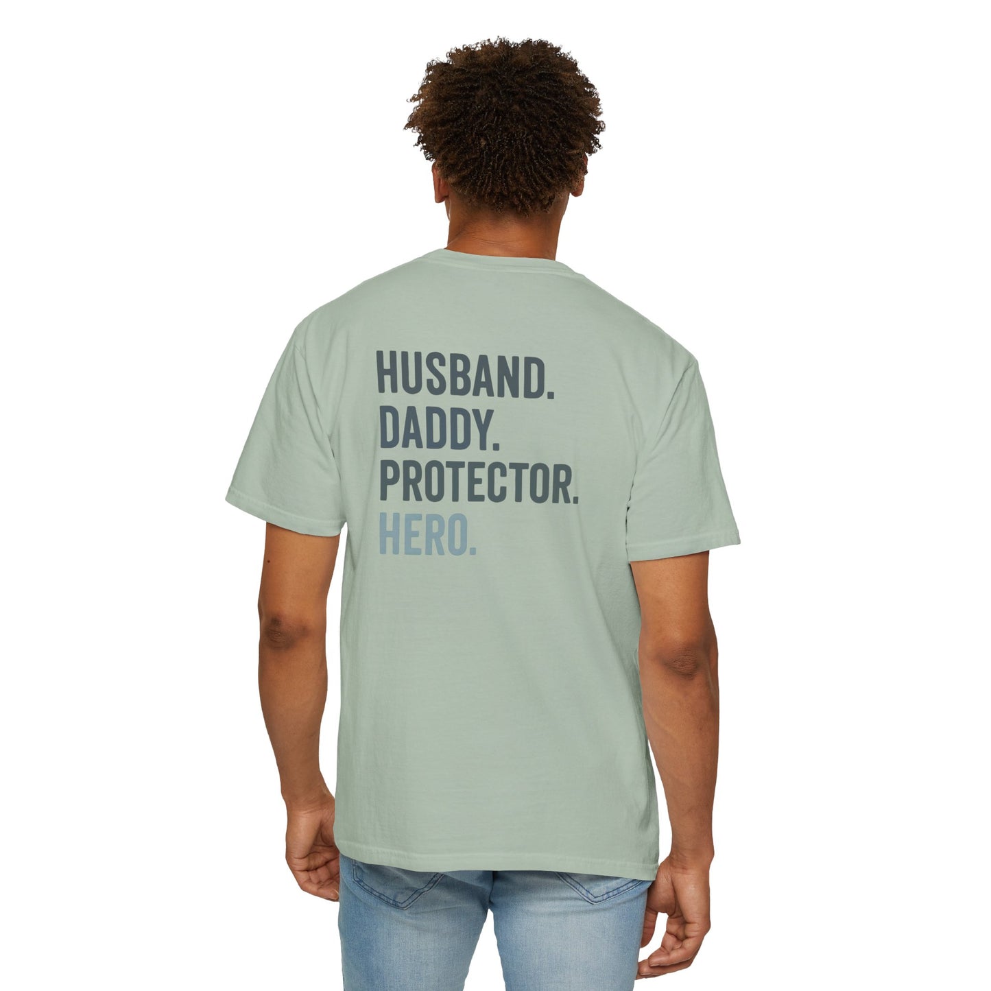Dad Hero T-Shirt | Father's Day Gift | Husband Daddy Protector Tee | Men's Graphic Shirt