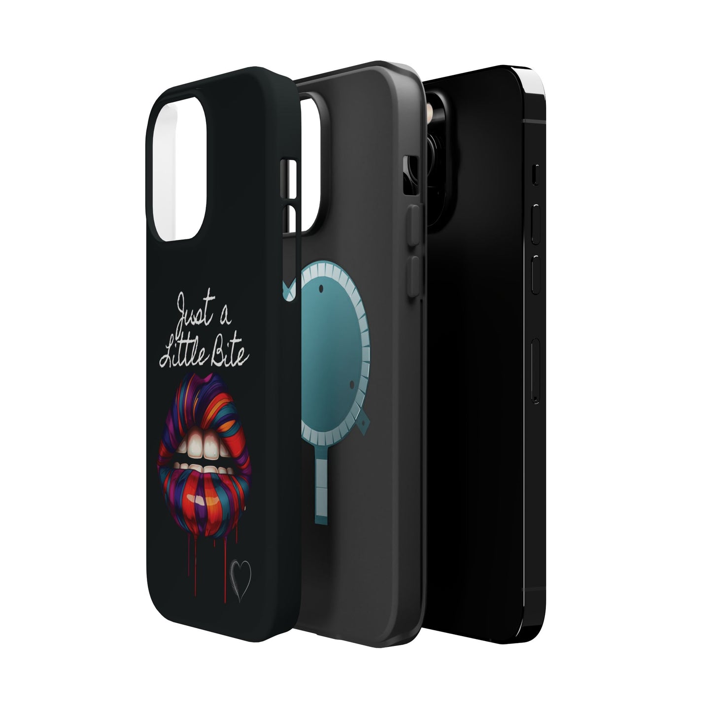 Just a Little Bite MagSafe iPhone Case - Edgy Halloween Vampire iPhone Protection