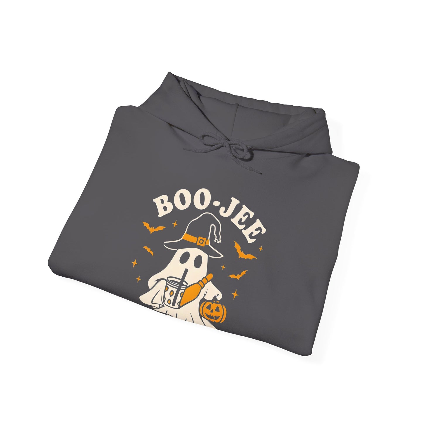 Boo-Jee Babe Hoodie - Trendy Halloween Ghost Witch Fashion
