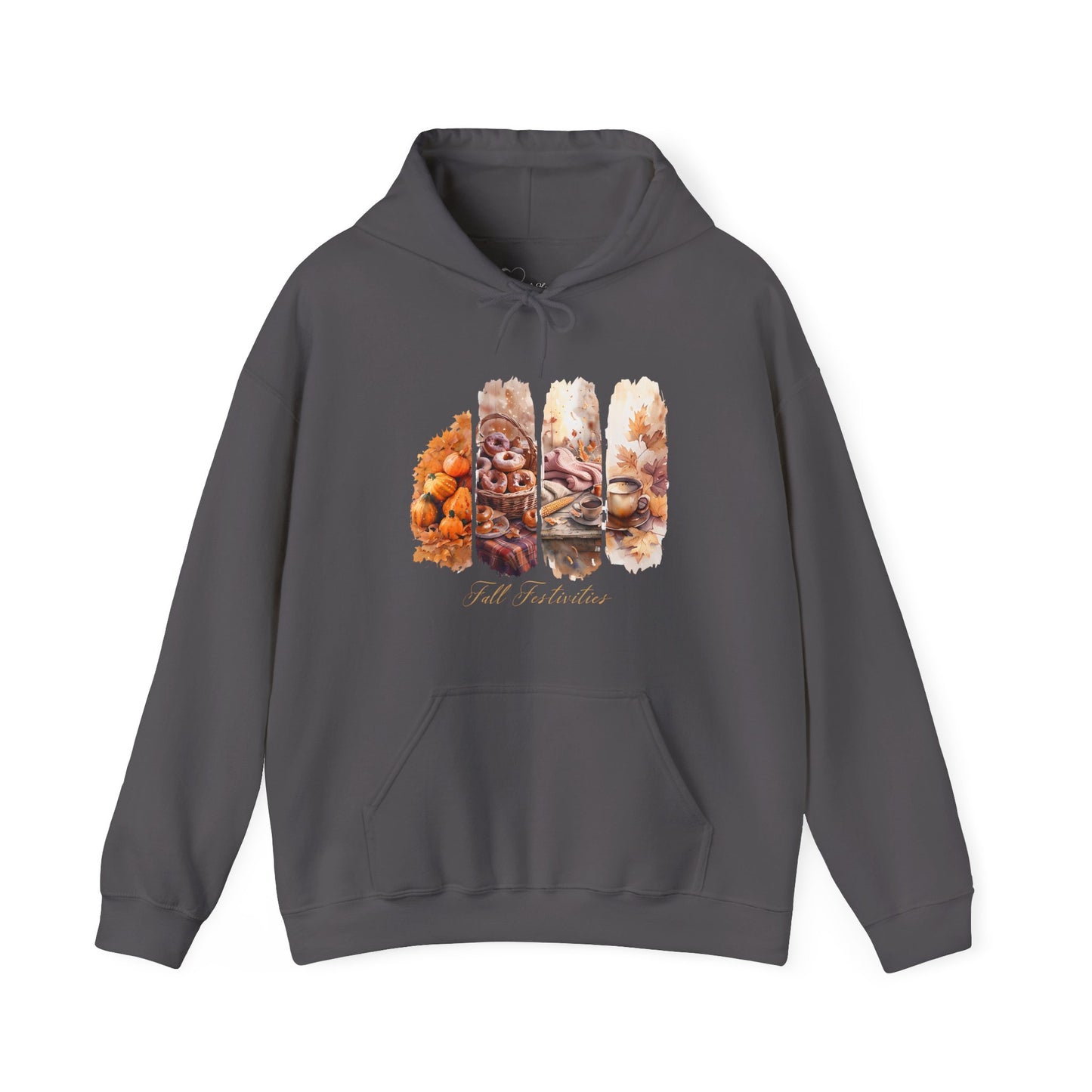 Fall Festivities Hoodie | Autumn Harvest Scenes Sweatshirt | Cozy Fall Fashion