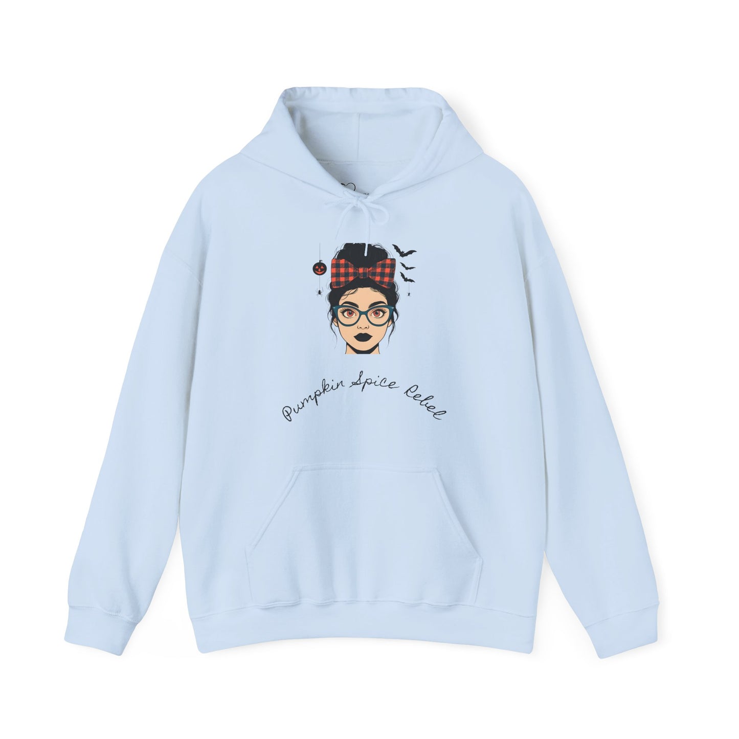 Pumpkin Spice Rebel Script Hoodie - Edgy Modern Witch Halloween Fashion