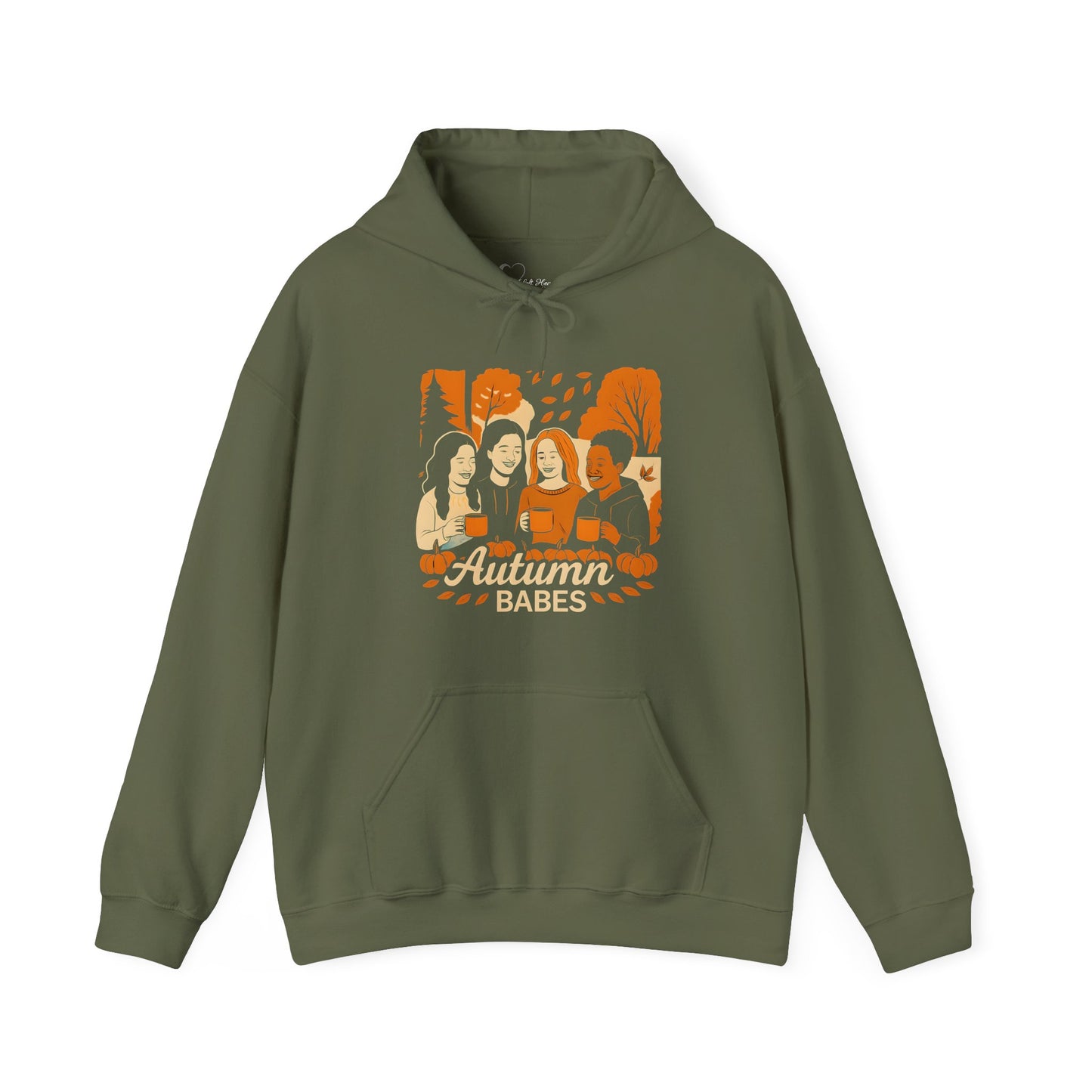 Pumpkin Spice Crew Hoodie | Autumn Babes Squad Sweatshirt | Fall Friends Fashion