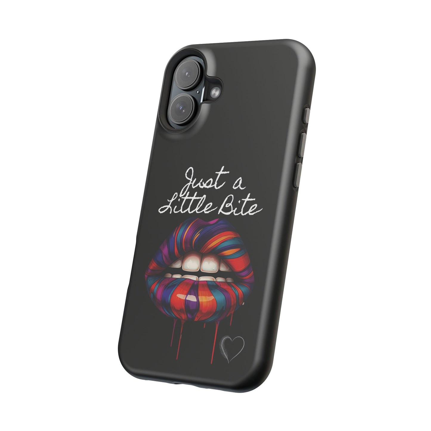 Just a Little Bite MagSafe iPhone Case - Edgy Halloween Vampire iPhone Protection