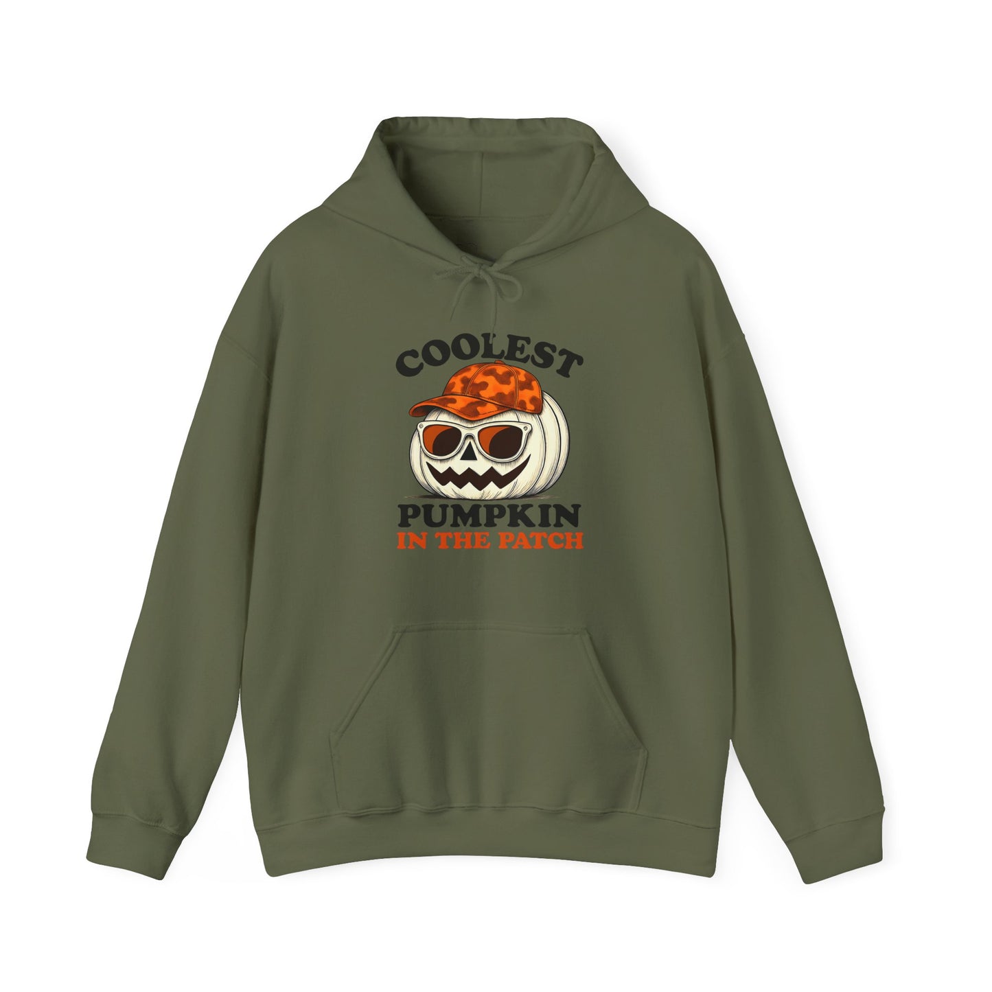 Coolest Pumpkin in the Patch β Classic Orange Edition Hoodie - Trendy Halloween Fall Fashion
