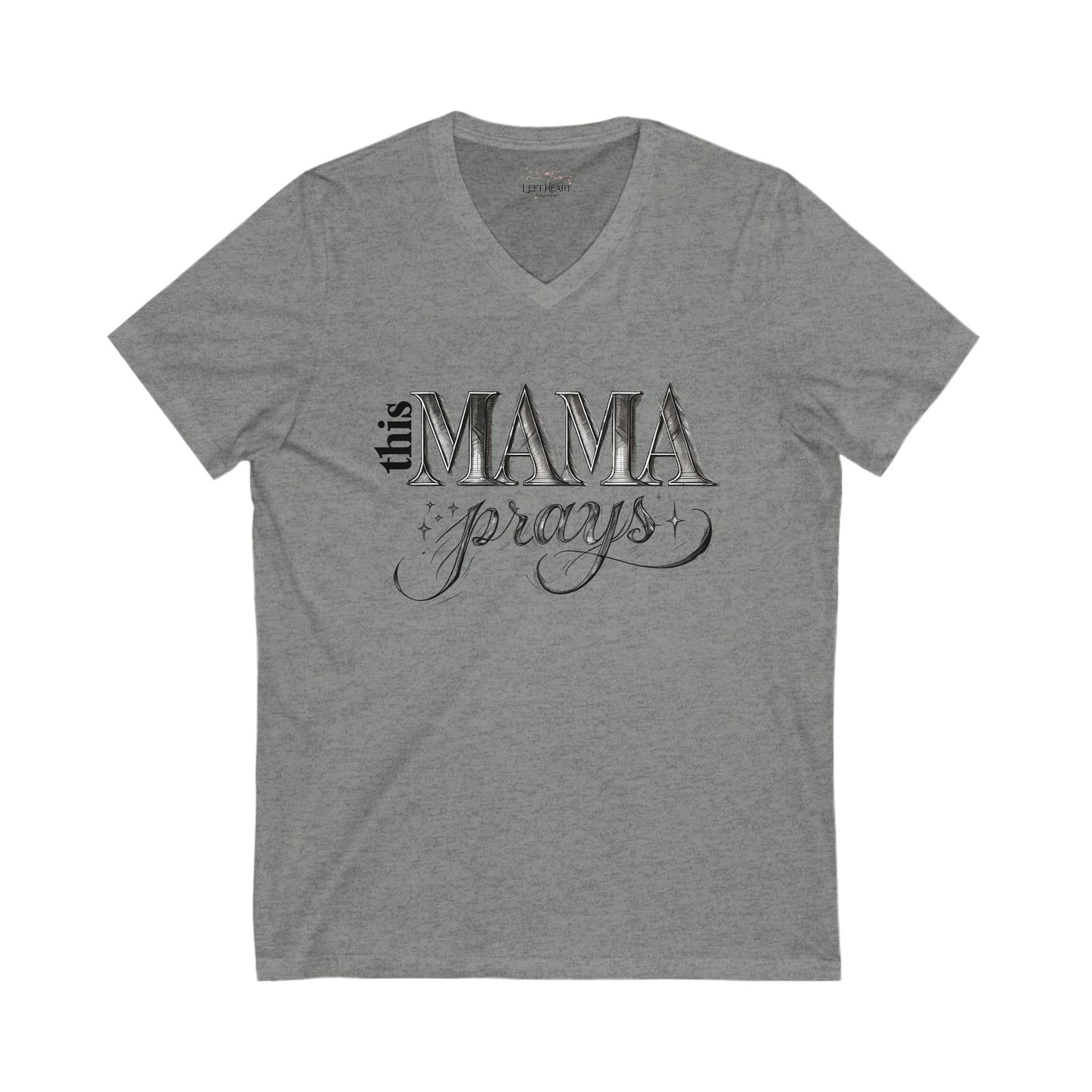 Praying Mom Faith T-Shirt | Christian Mom Graphic Tee