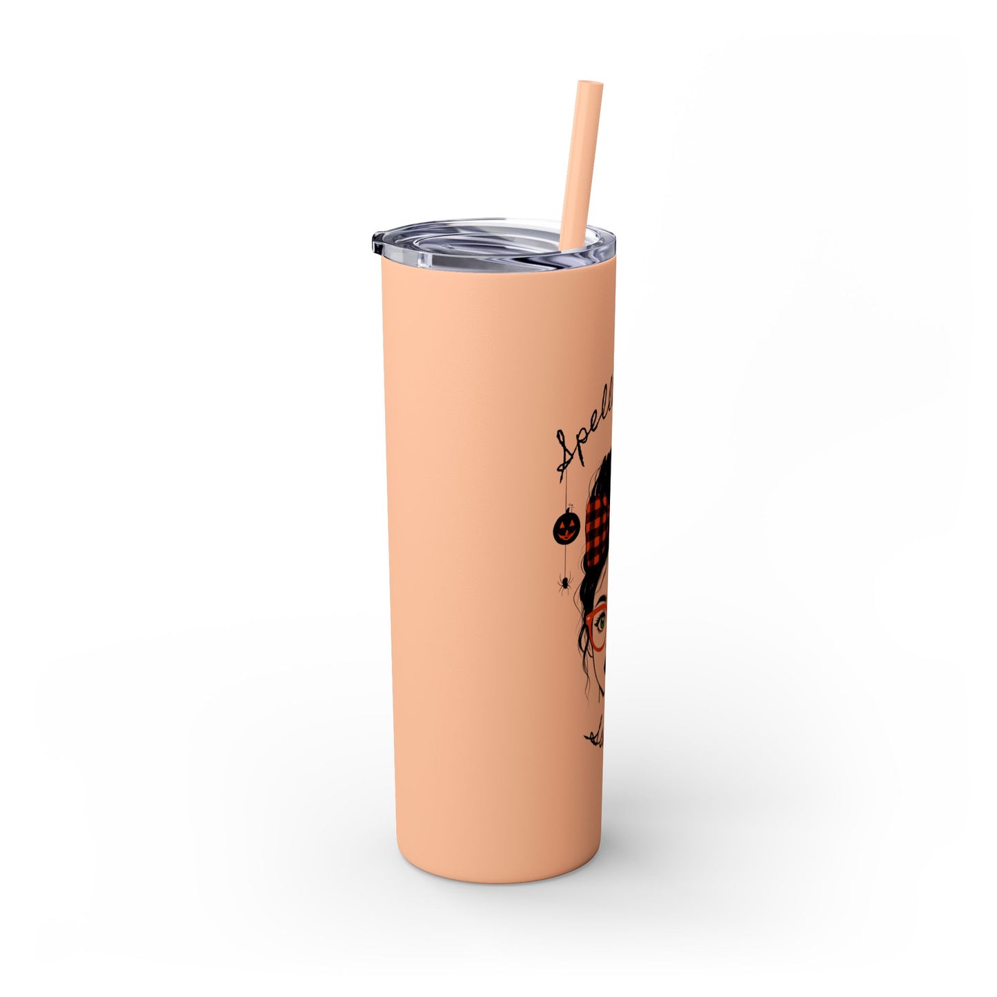 Spellbound & Sassy 20oz Skinny Tumbler - Elegant Modern Witch Drinkware