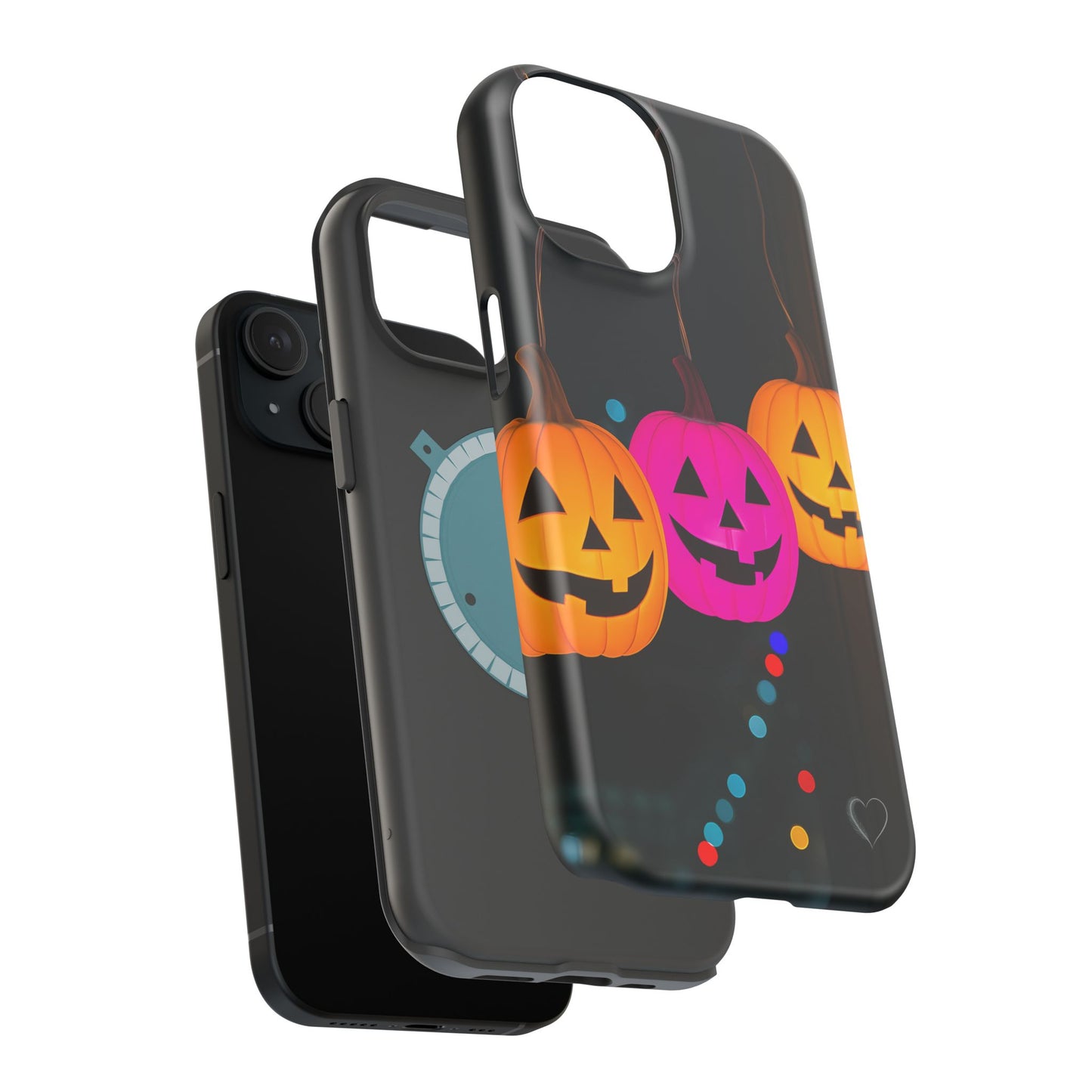Pumpkin Party Lights MagSafe Phone Case - Festive Halloween iPhone Protection