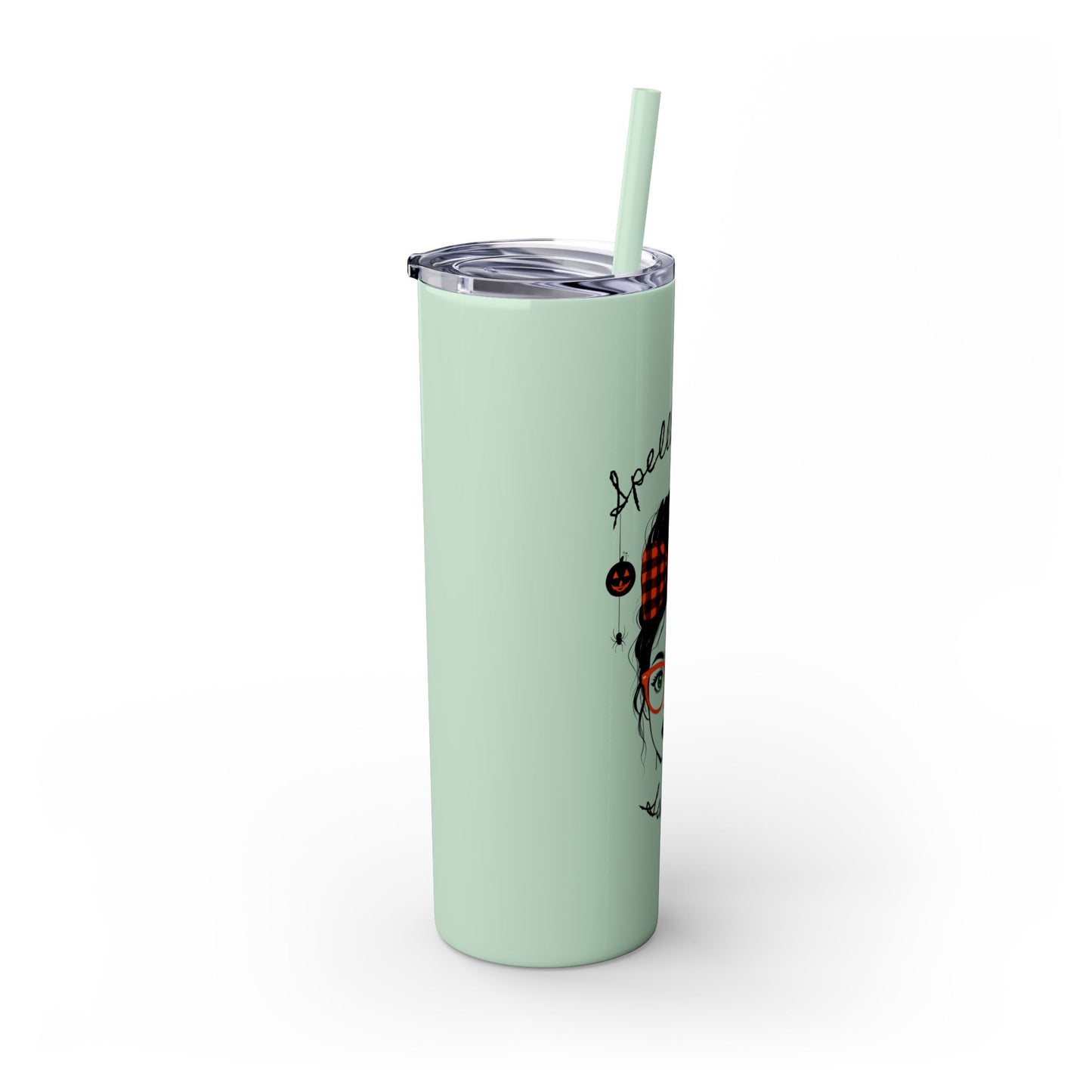 Spellbound & Sassy 20oz Skinny Tumbler - Elegant Modern Witch Drinkware