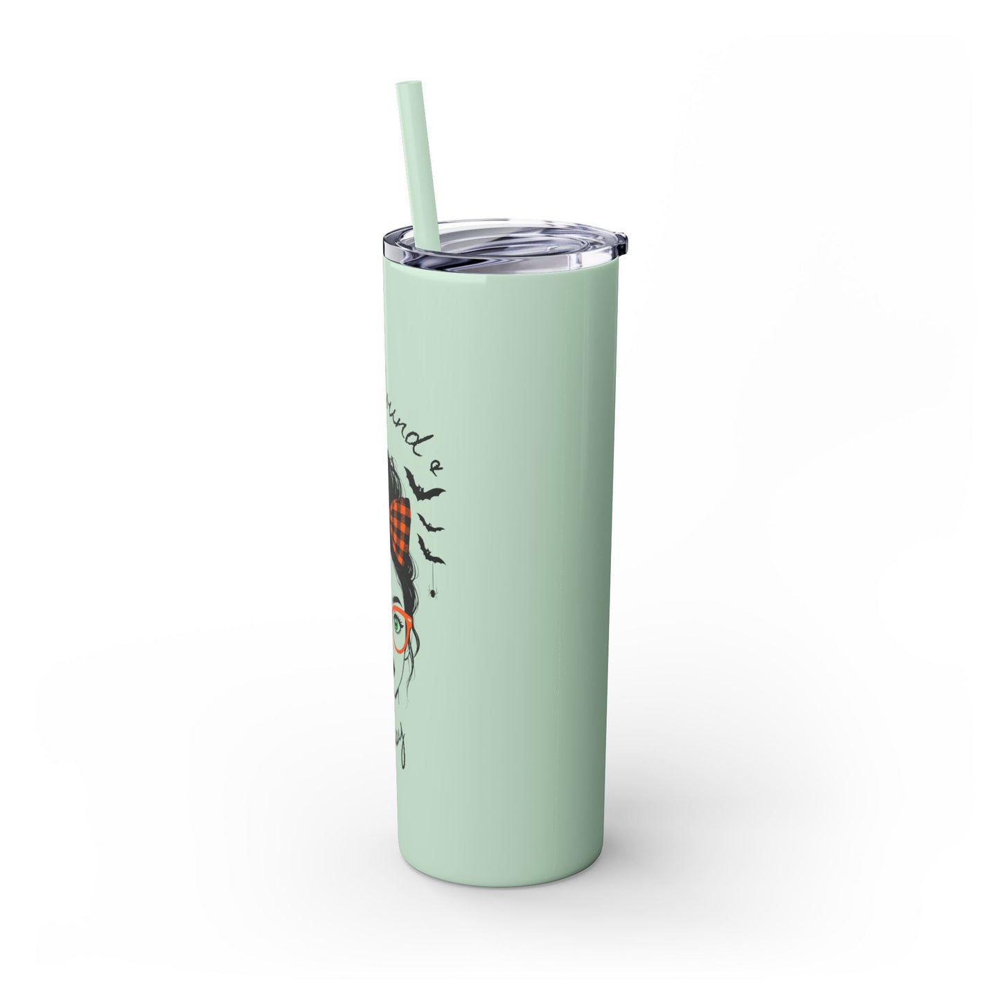 Spellbound & Sassy 20oz Skinny Tumbler - Elegant Modern Witch Drinkware