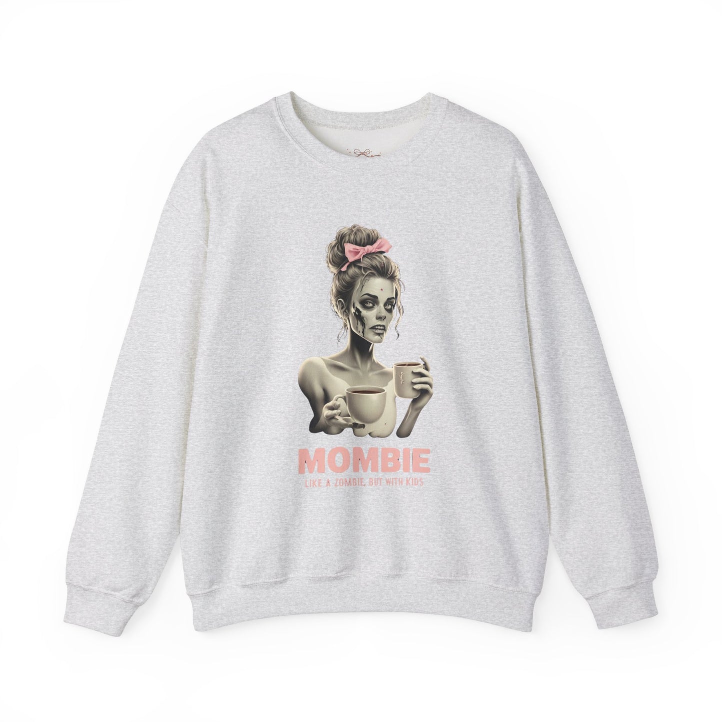 Sweatshirt Funny Mombie Graphic Cozy Oversized Mom Life Coffee Lover Fall Outfit Mother's Day Gift