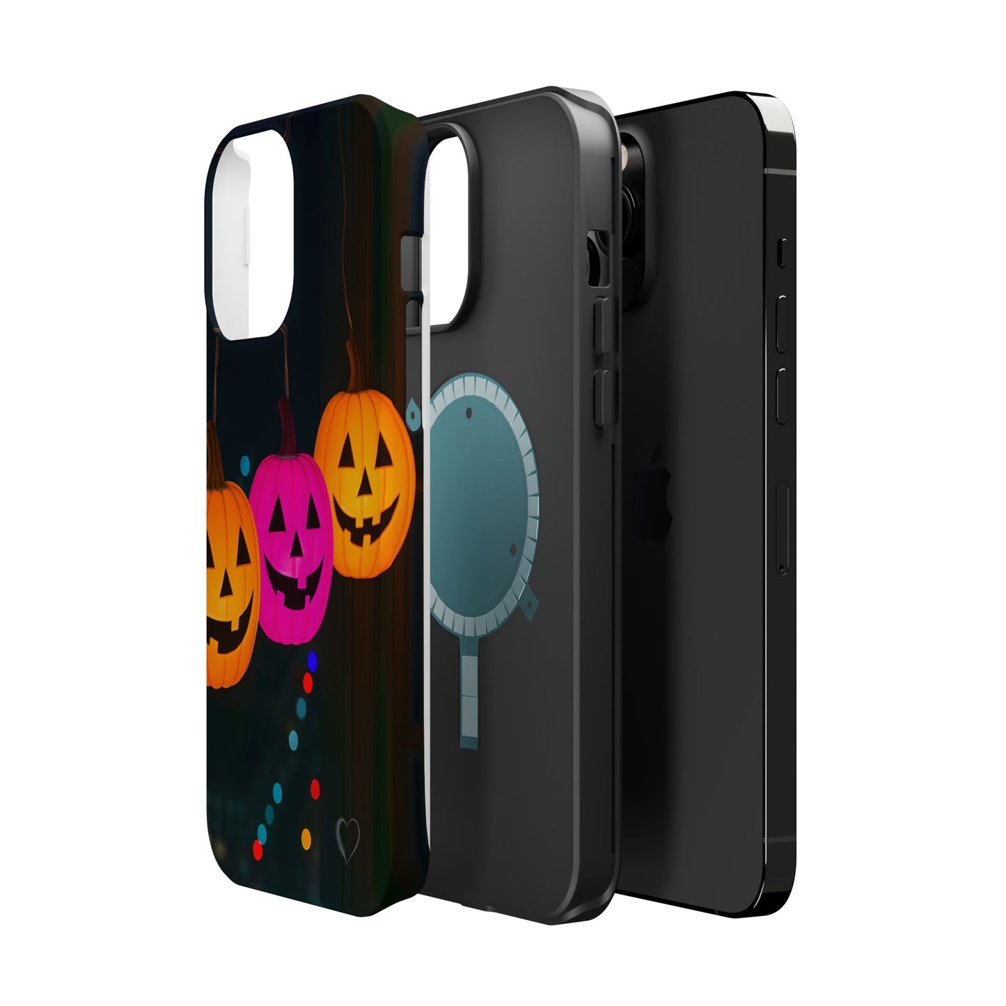 Pumpkin Party Lights MagSafe Phone Case - Festive Halloween iPhone Protection