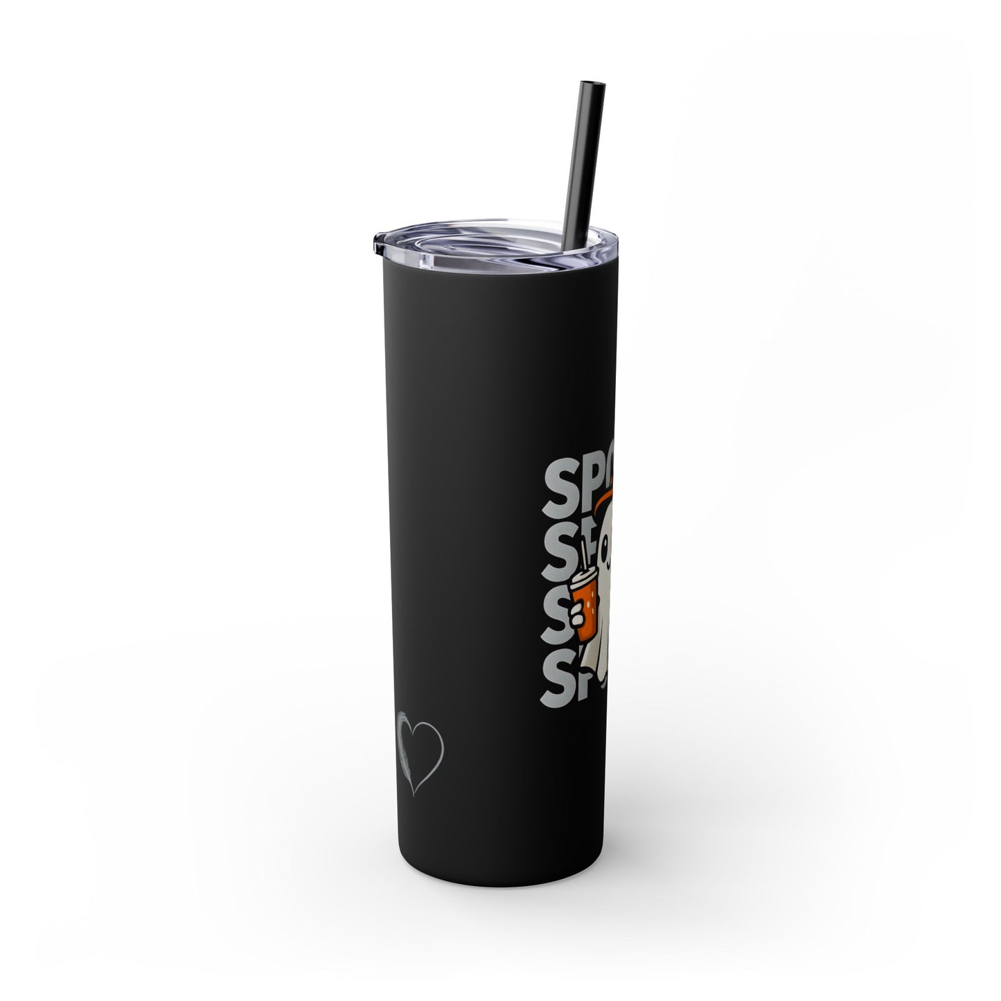 Witchy Sips & Pumpkin Pals 20oz Skinny Tumbler - Kawaii Halloween Witch Drinkware