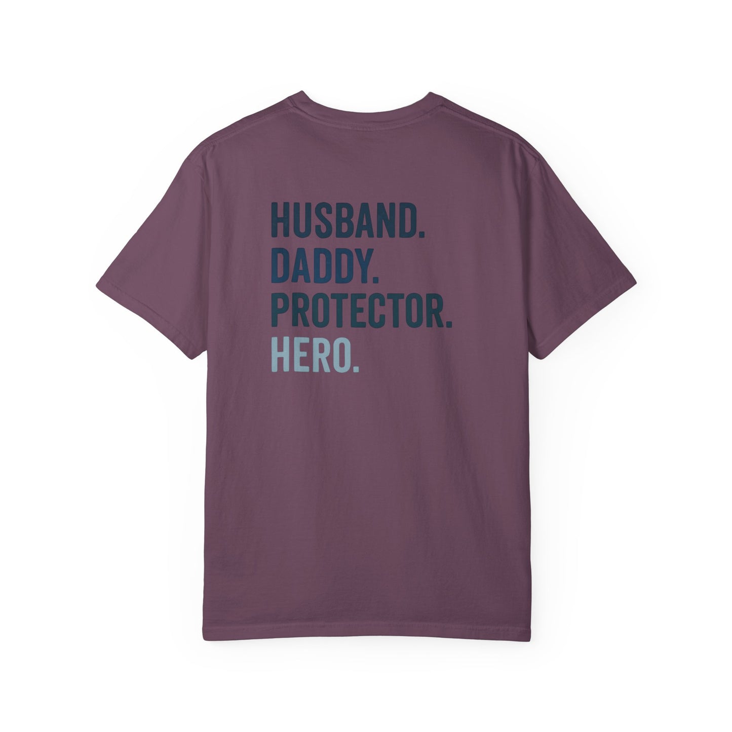 Dad Hero T-Shirt | Father's Day Gift | Husband Daddy Protector Tee | Men's Graphic Shirt