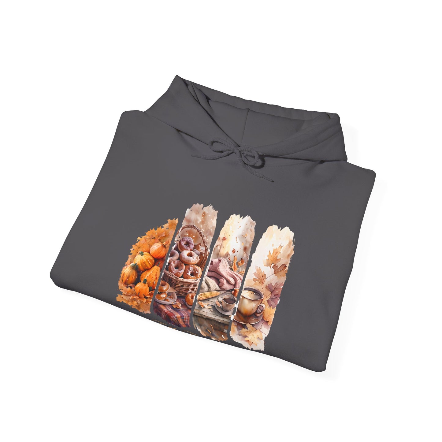 Fall Festivities Hoodie | Autumn Harvest Scenes Sweatshirt | Cozy Fall Fashion