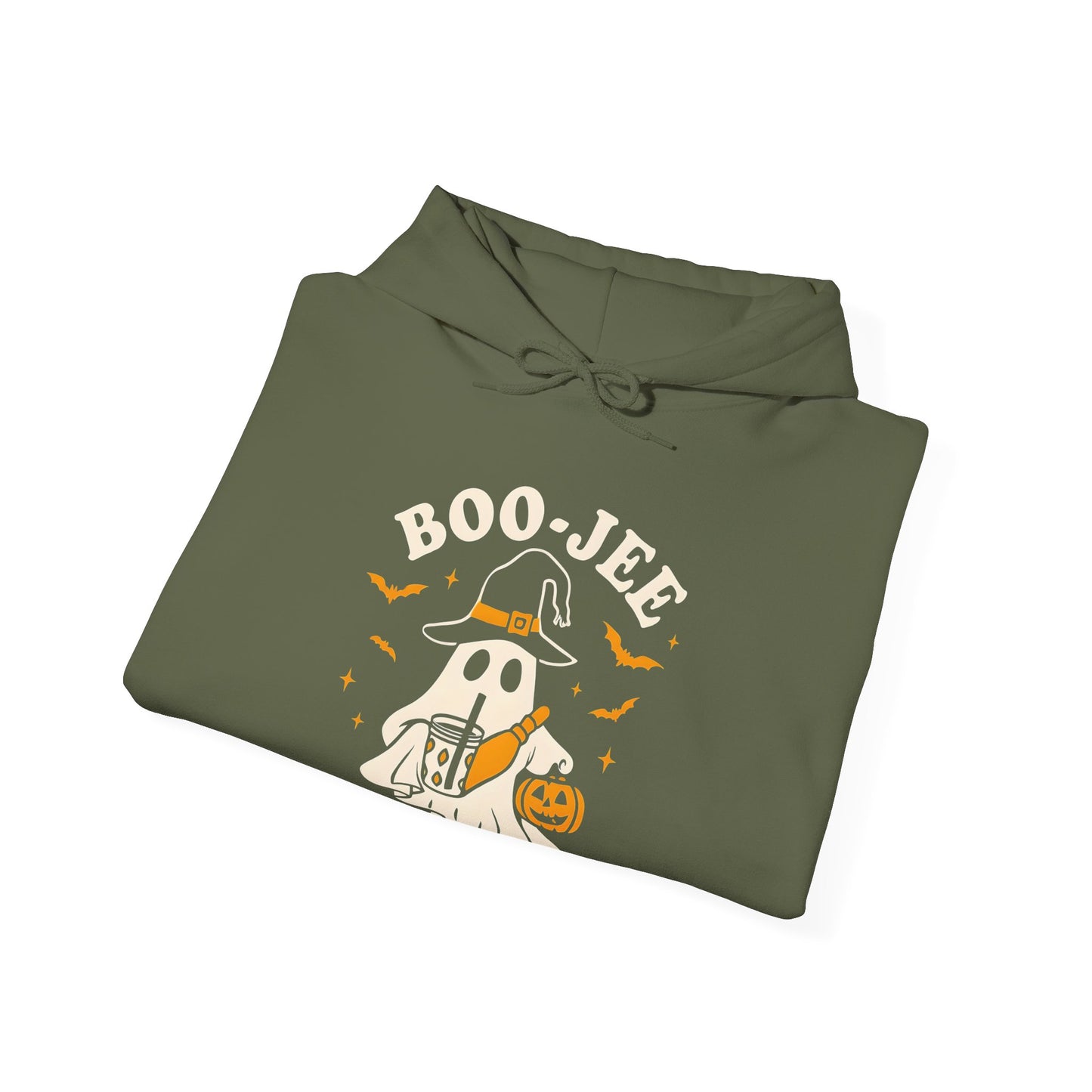 Boo-Jee Babe Hoodie - Trendy Halloween Ghost Witch Fashion