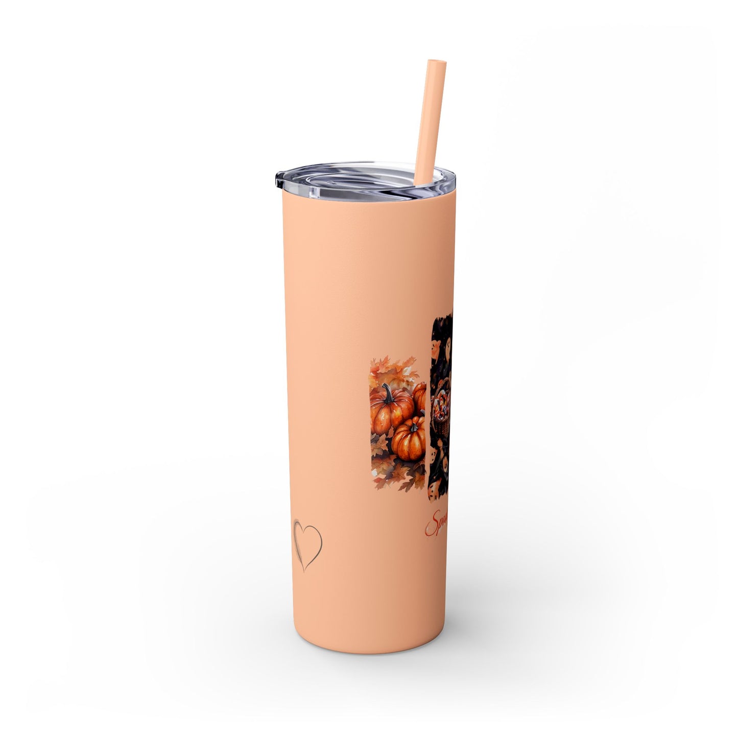 Candy Carves & Chills 20oz Skinny Tumbler - Halloween Pumpkin Drinkware