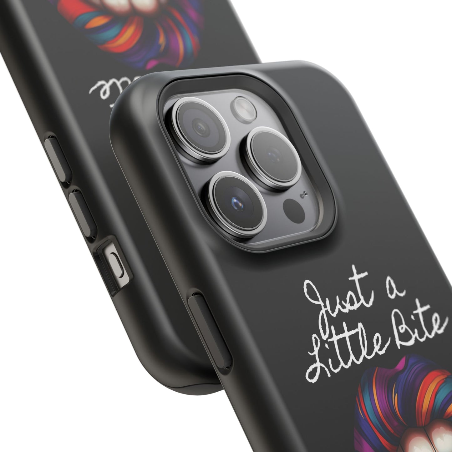 Just a Little Bite MagSafe iPhone Case - Edgy Halloween Vampire iPhone Protection