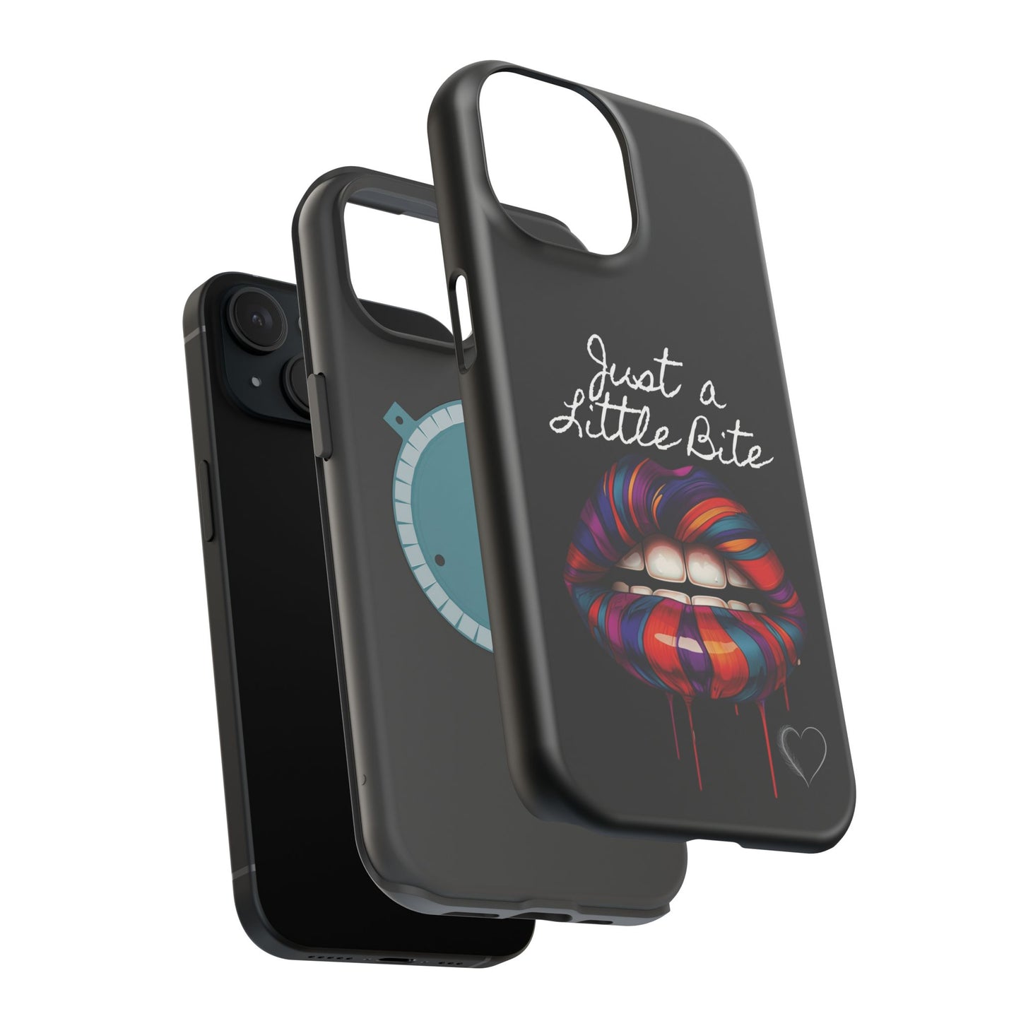 Just a Little Bite MagSafe iPhone Case - Edgy Halloween Vampire iPhone Protection