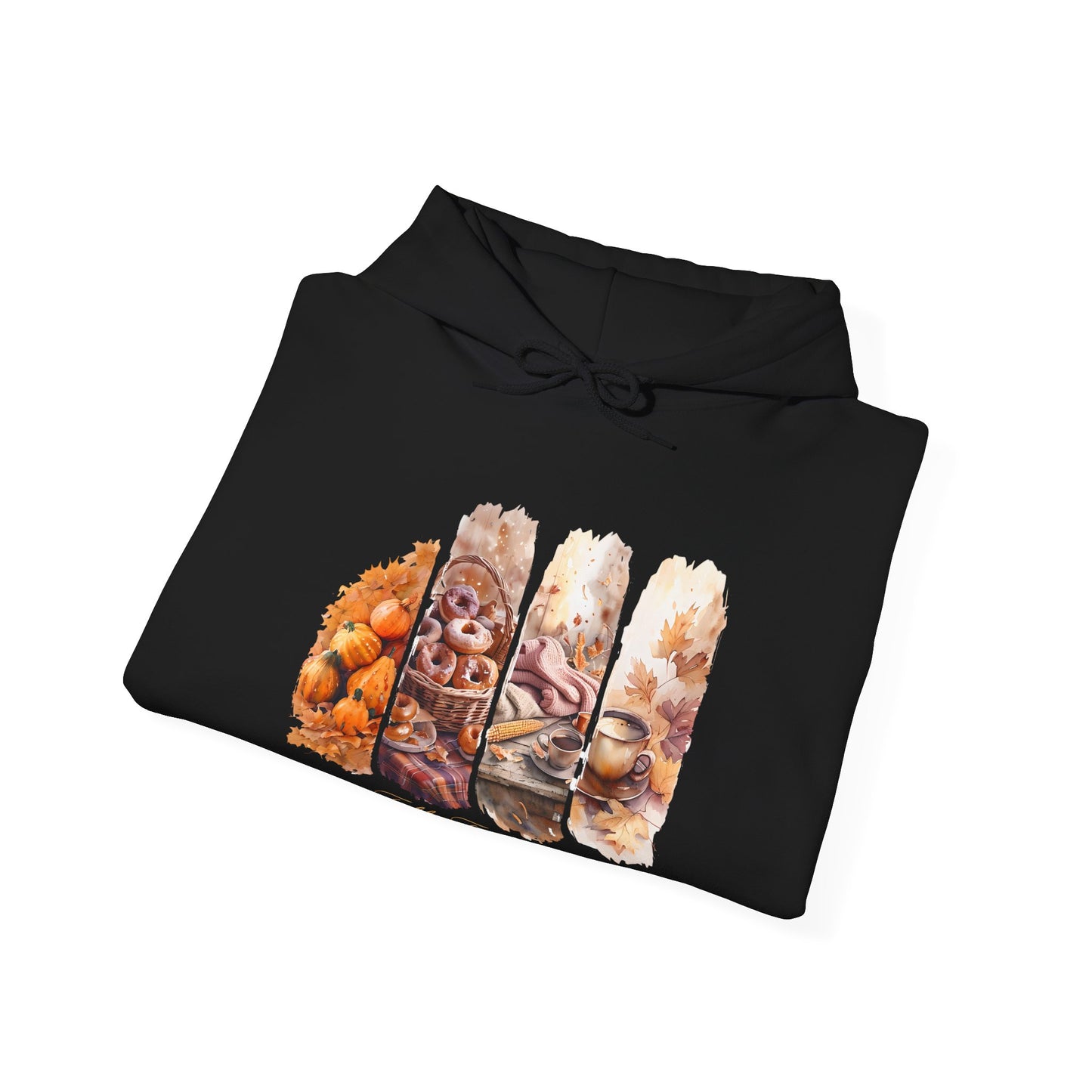 Fall Festivities Hoodie | Autumn Harvest Scenes Sweatshirt | Cozy Fall Fashion