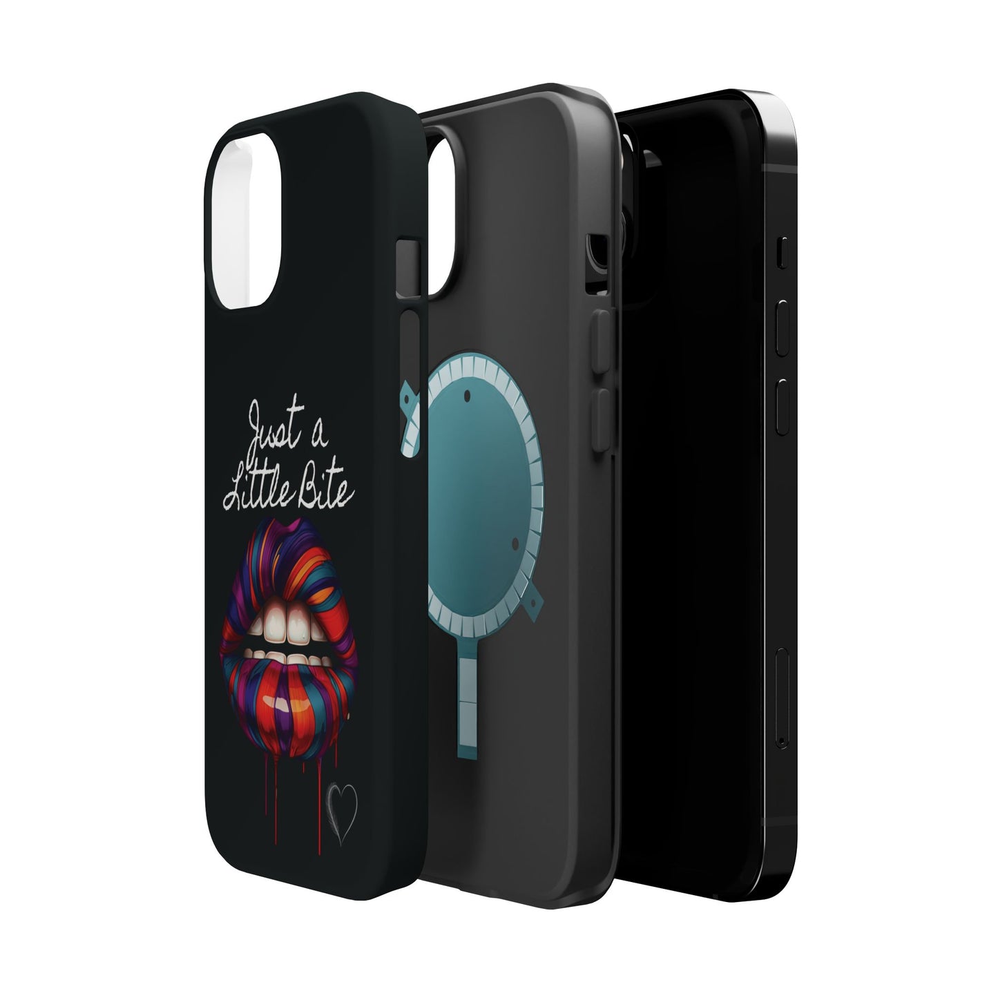 Just a Little Bite MagSafe iPhone Case - Edgy Halloween Vampire iPhone Protection