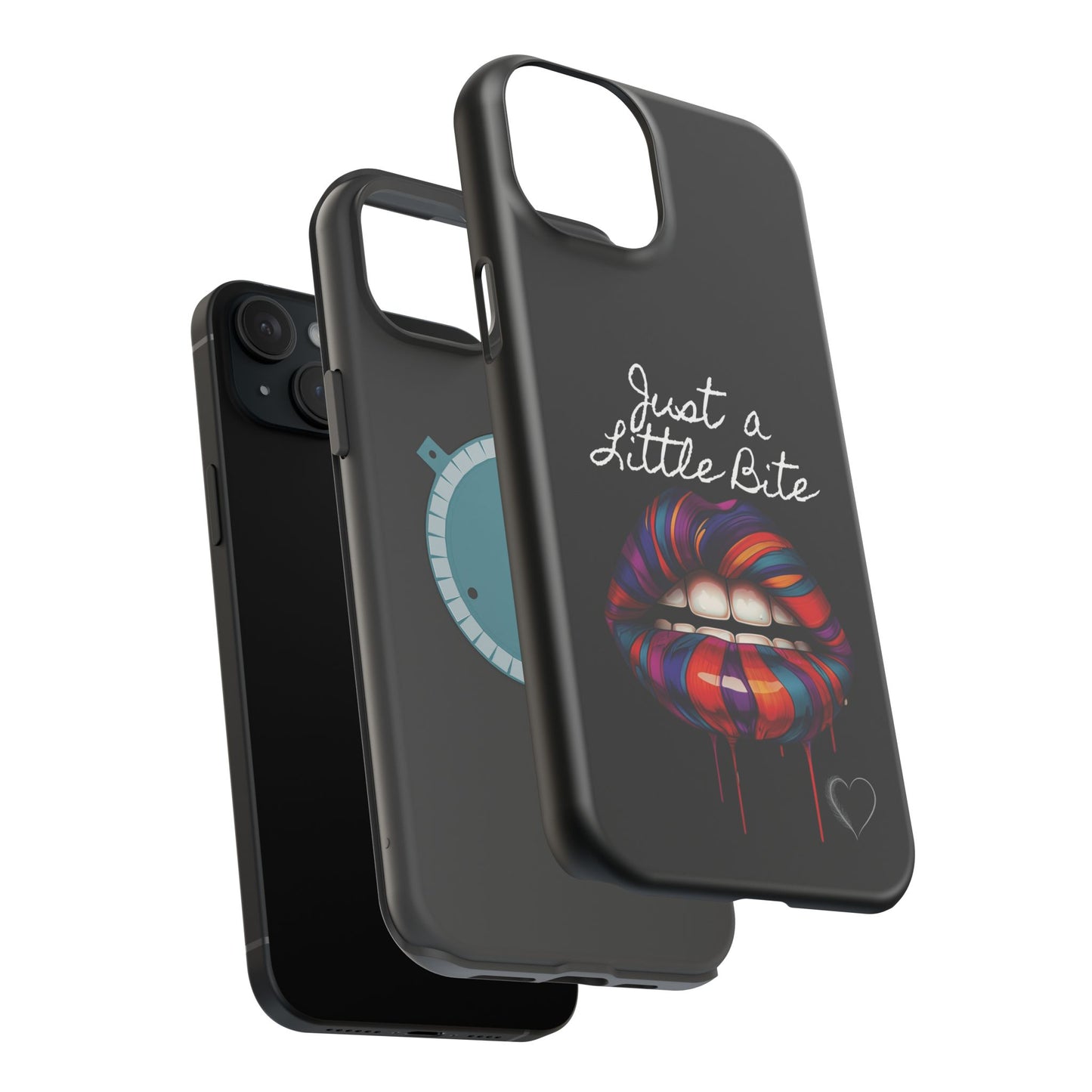 Just a Little Bite MagSafe iPhone Case - Edgy Halloween Vampire iPhone Protection