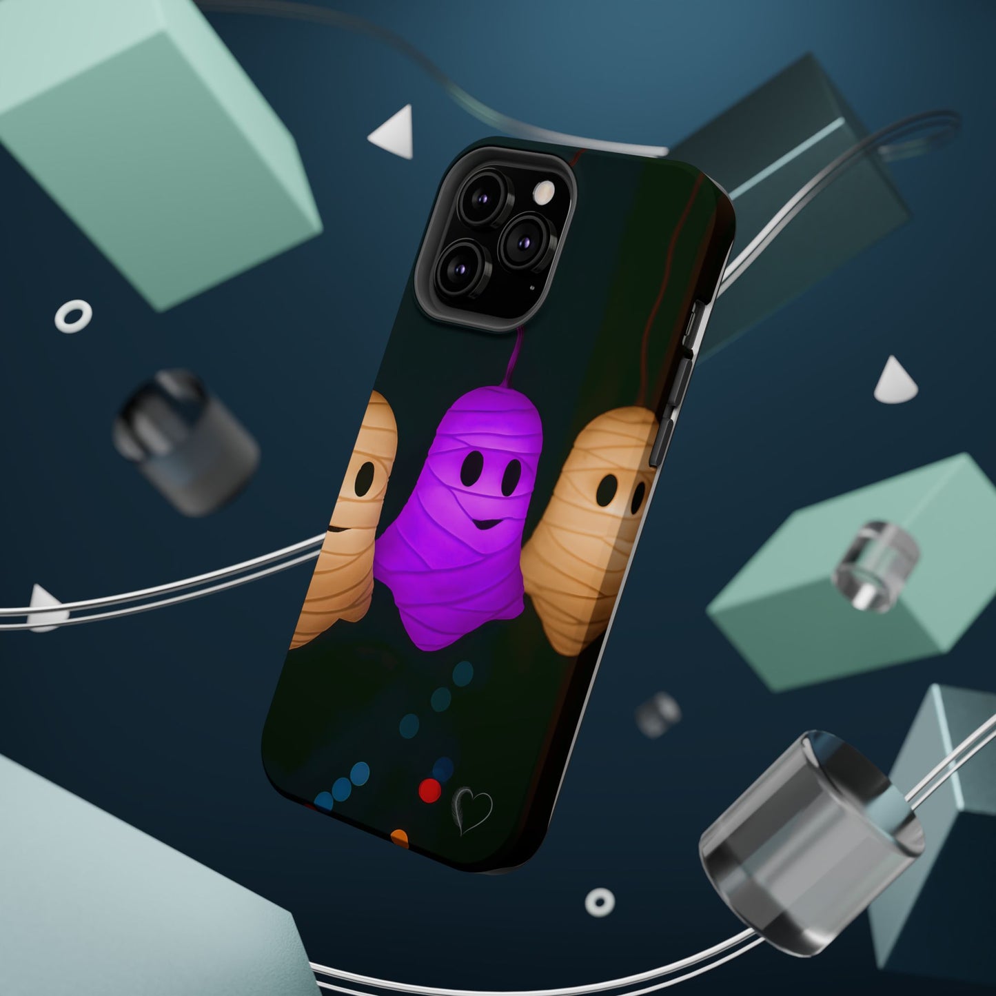 Mummy Lights & Midnight Frights MagSafe iPhone Case - Cute Halloween iPhone Protection