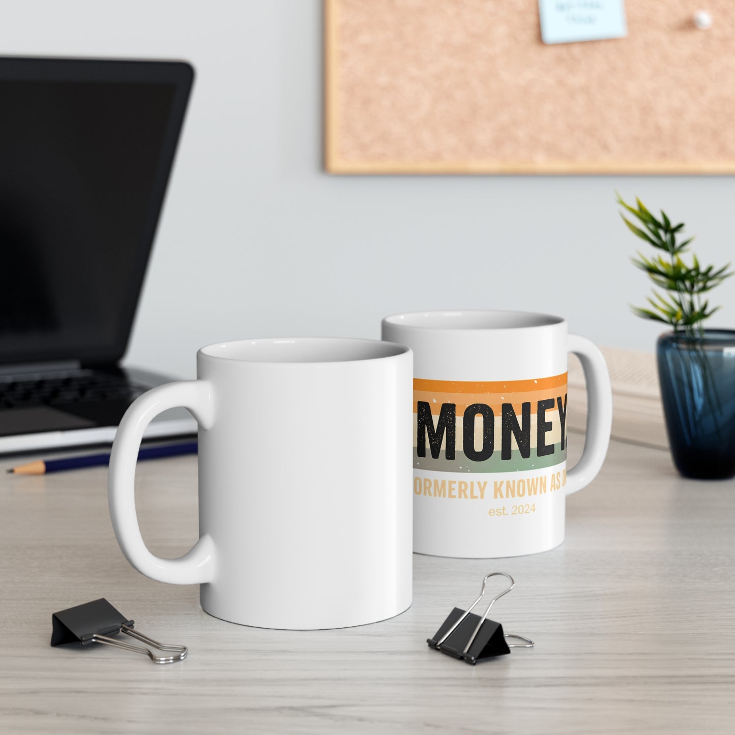 Money Formerly Known as Dad Mug | Funny Father's Day Gift | Dad Coffee Cup | Est. 2024
