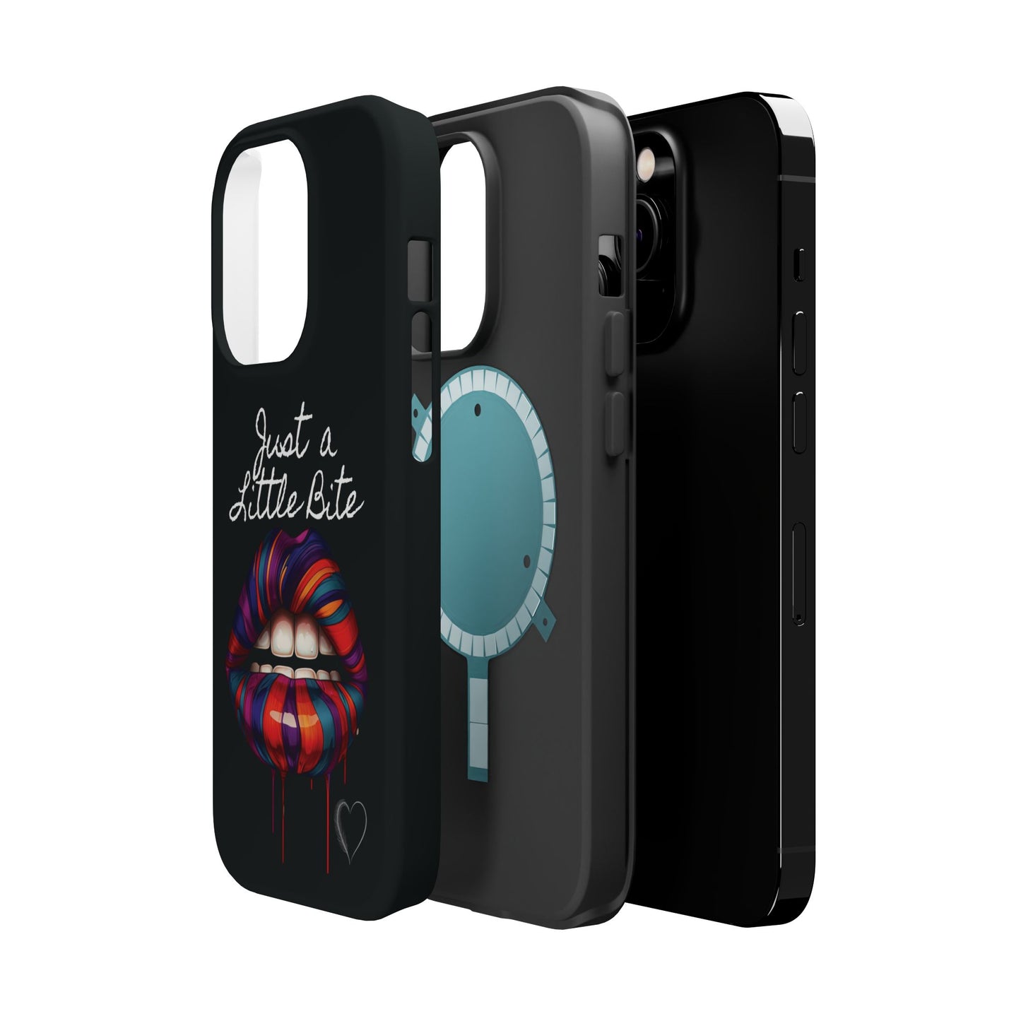 Just a Little Bite MagSafe iPhone Case - Edgy Halloween Vampire iPhone Protection