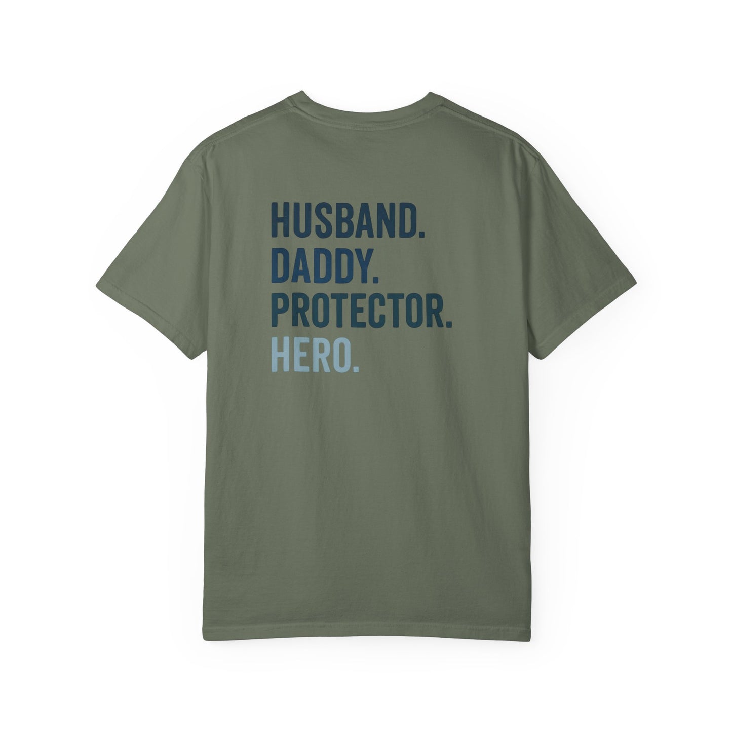 Dad Hero T-Shirt | Father's Day Gift | Husband Daddy Protector Tee | Men's Graphic Shirt