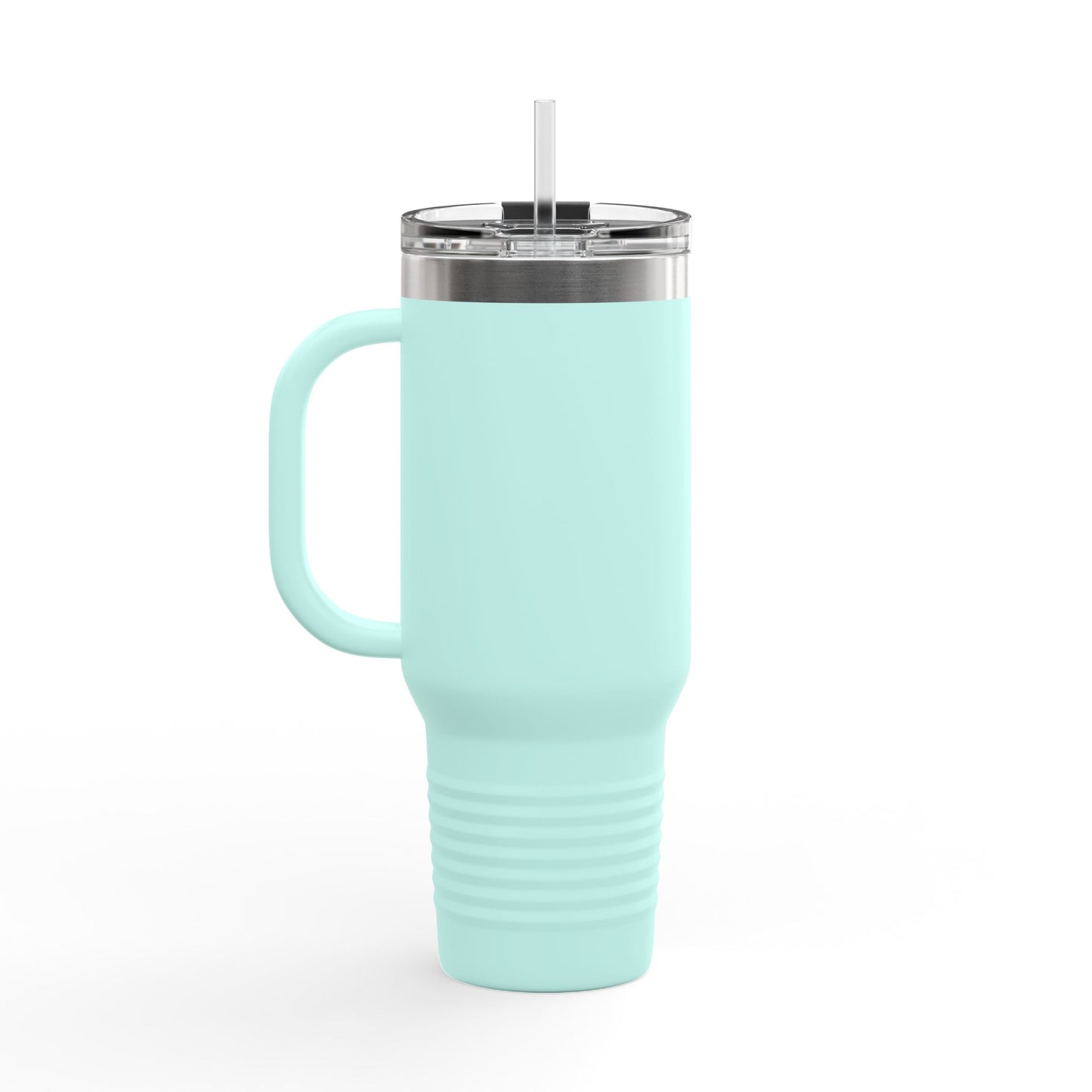 40oz Overthinking Tumbler with Handle | Insulated Travel Cup | Daily Essential