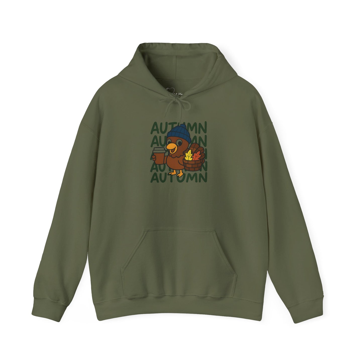 Thanks & Sips Hoodie | Thanksgiving Turkey Coffee Sweatshirt | Autumn Gratitude