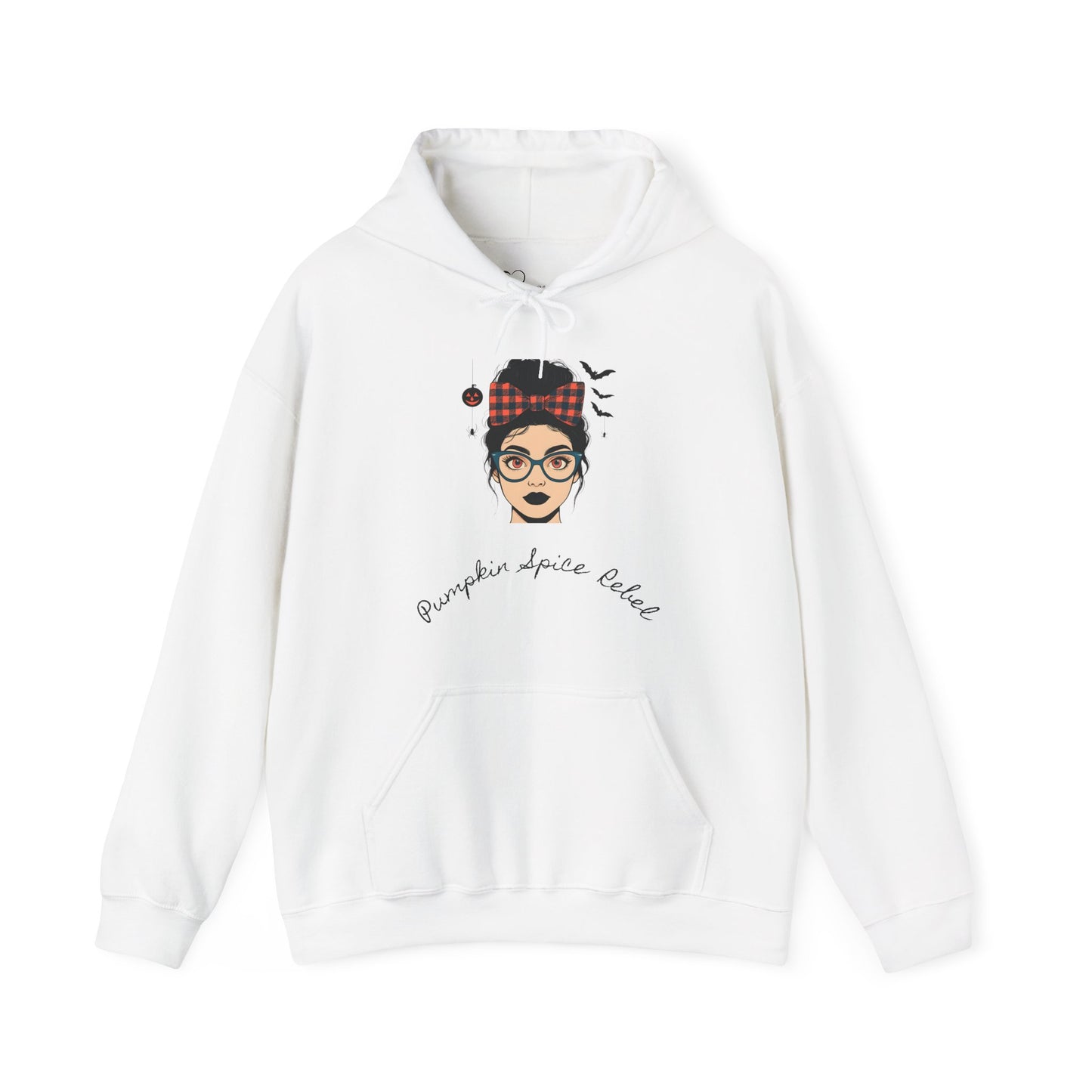 Pumpkin Spice Rebel Script Hoodie - Edgy Modern Witch Halloween Fashion