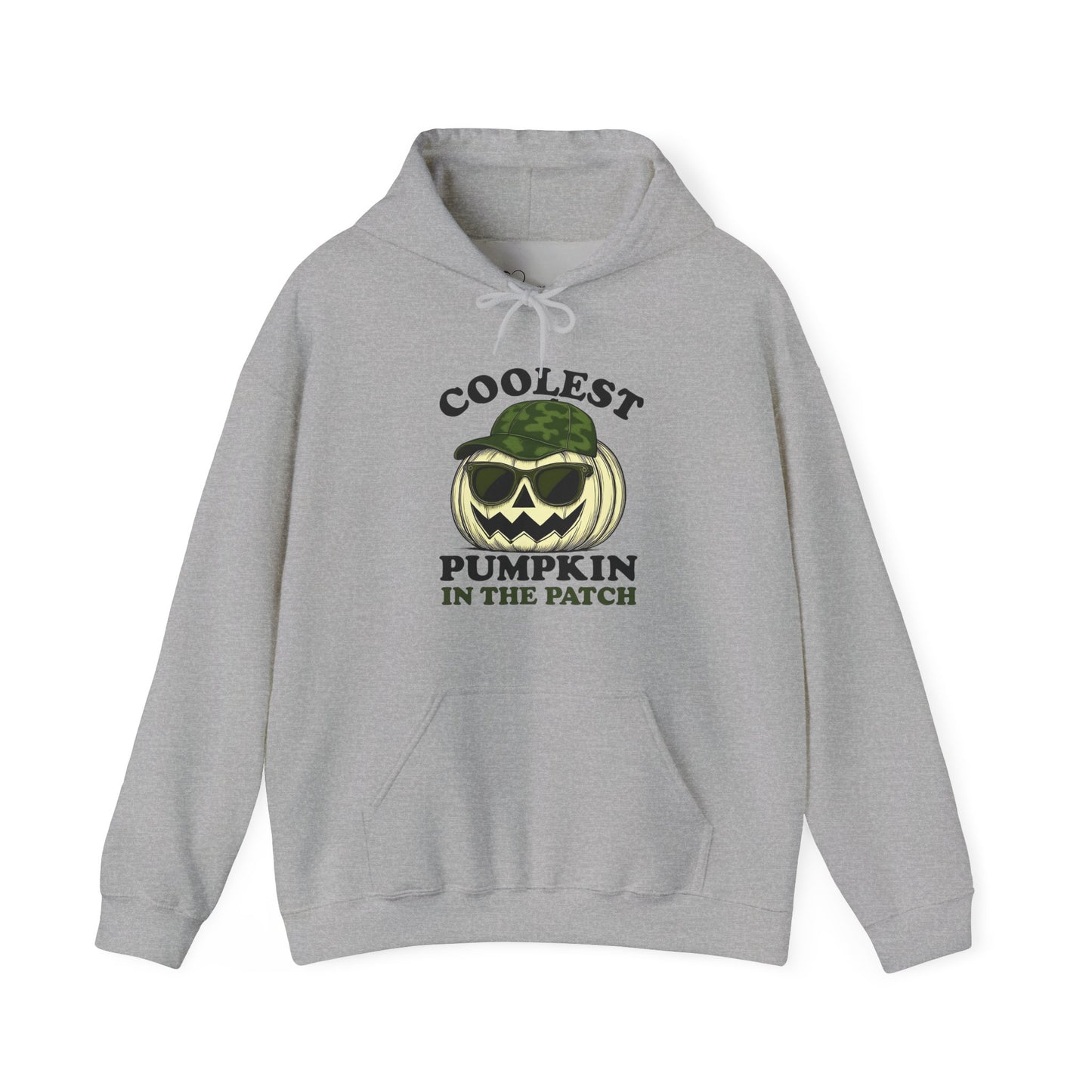 Coolest Pumpkin in the Patch β Green Camo Edition Hoodie - Military Style Halloween Fashion