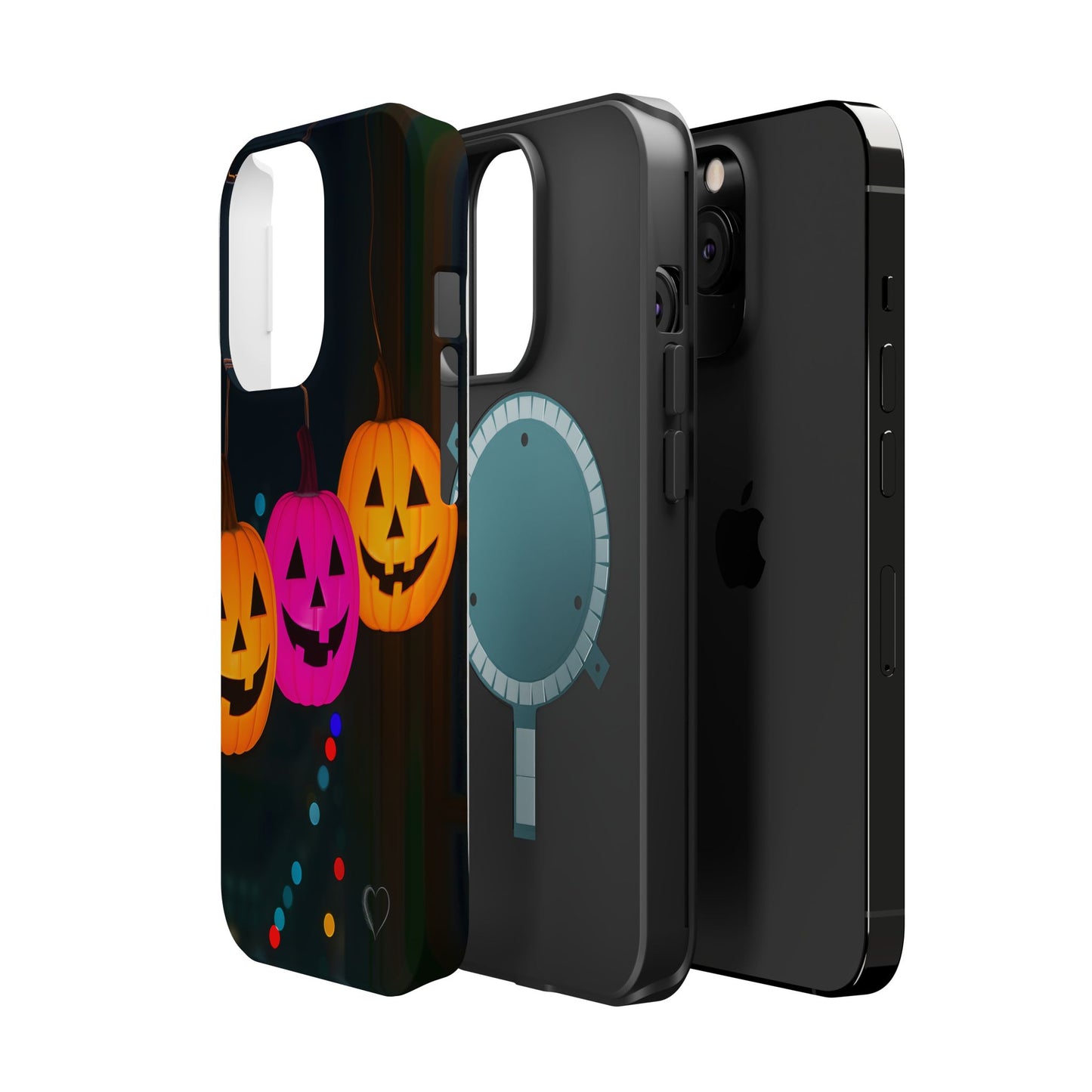 Pumpkin Party Lights MagSafe Phone Case - Festive Halloween iPhone Protection